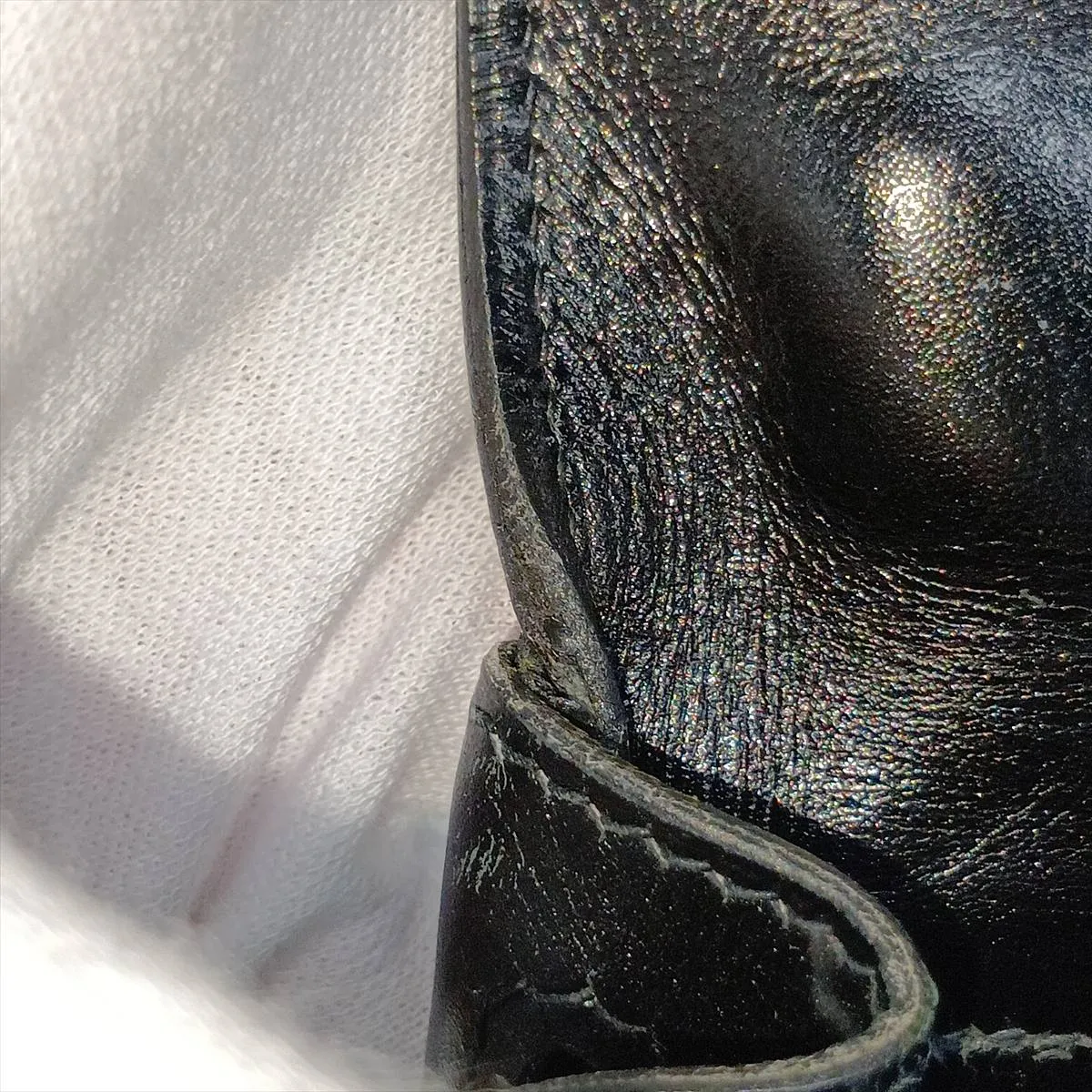[Individually packaged] Hermes Kelly 28 Letournée Box Calf Black Gold Hardware T: 1990 — view 14