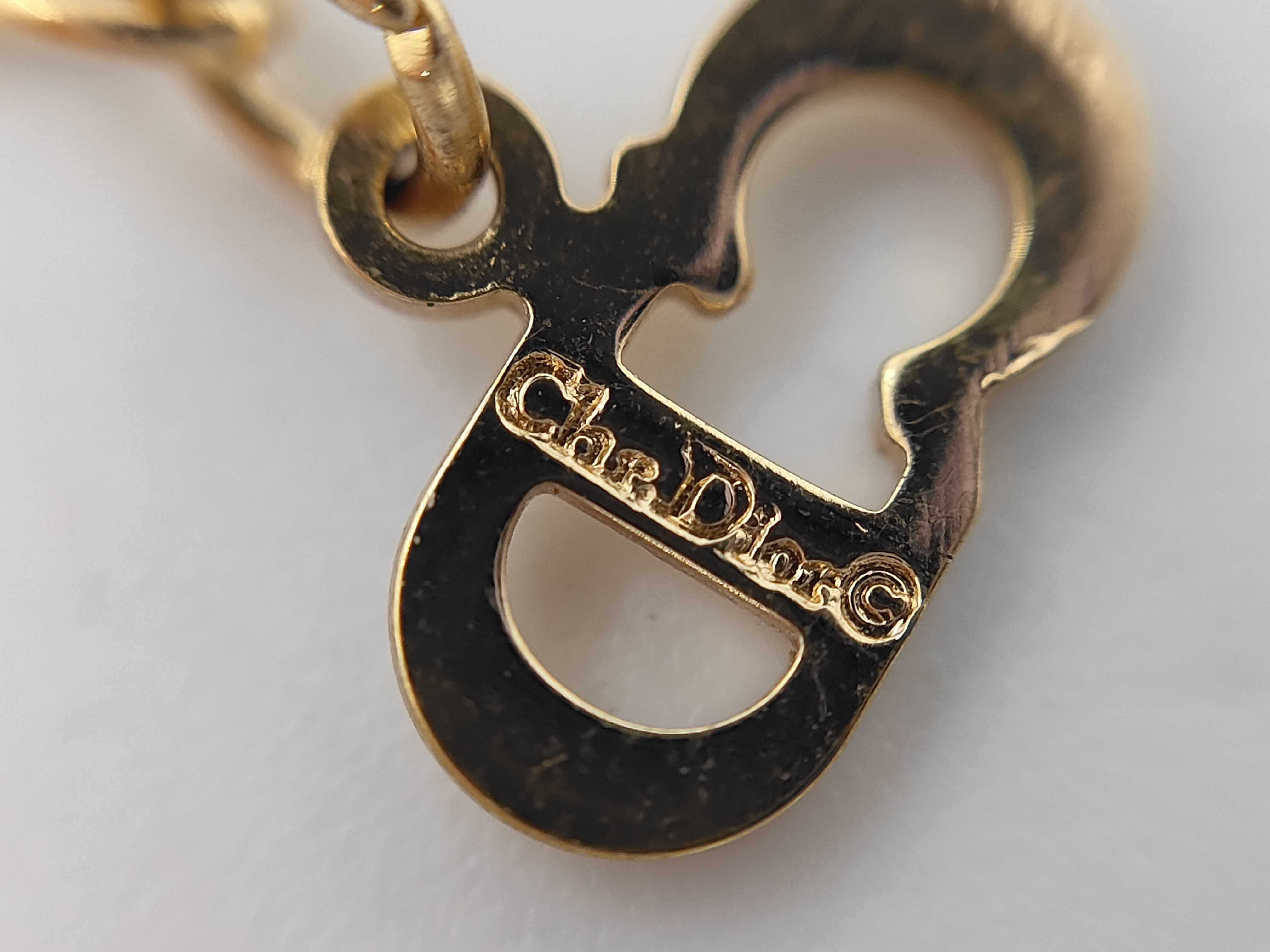 CD Rhinestone GP Necklace — view 4