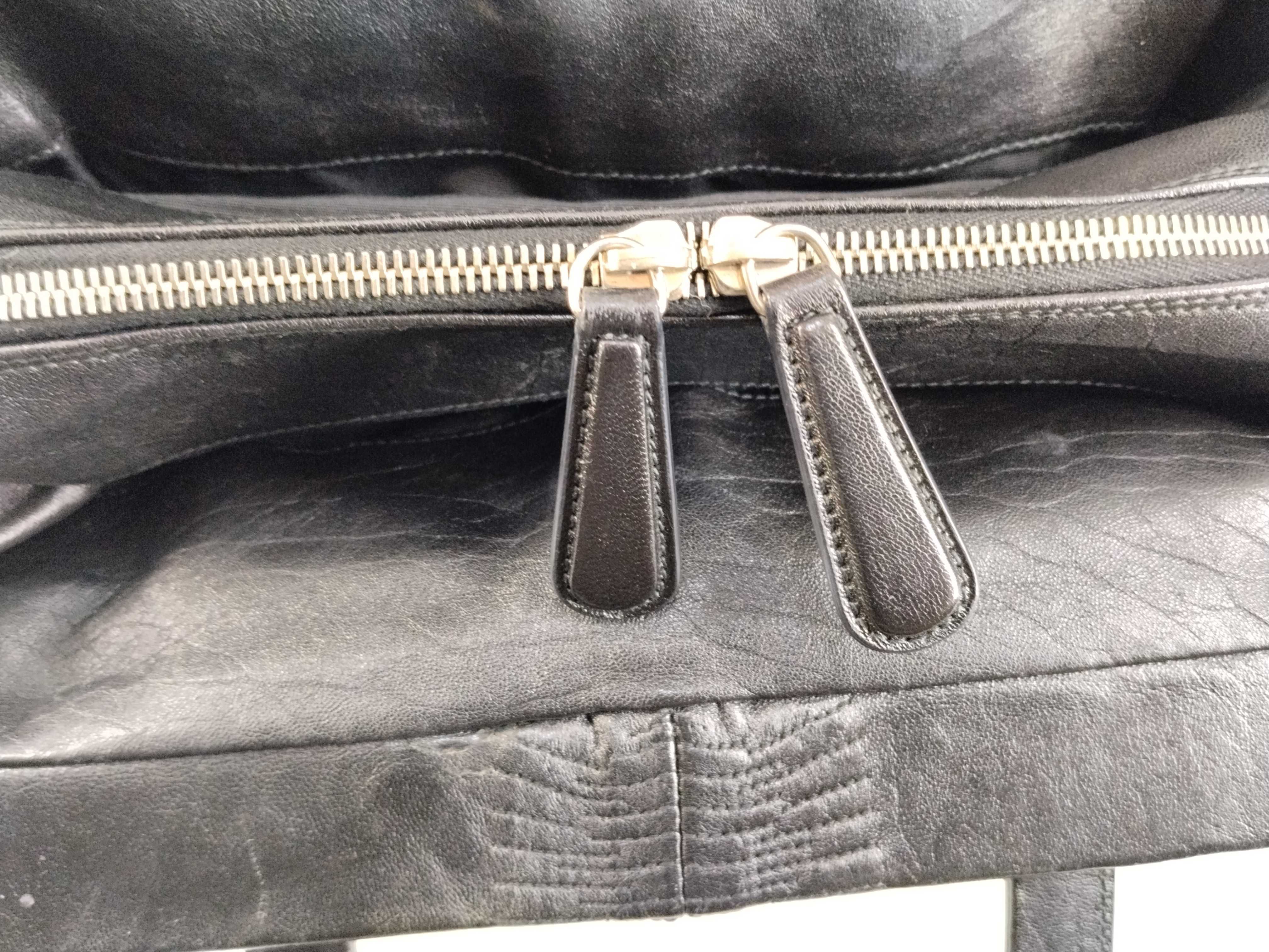 Karenina Galliano era lambskin gathered CD hardware black handbag — view 10