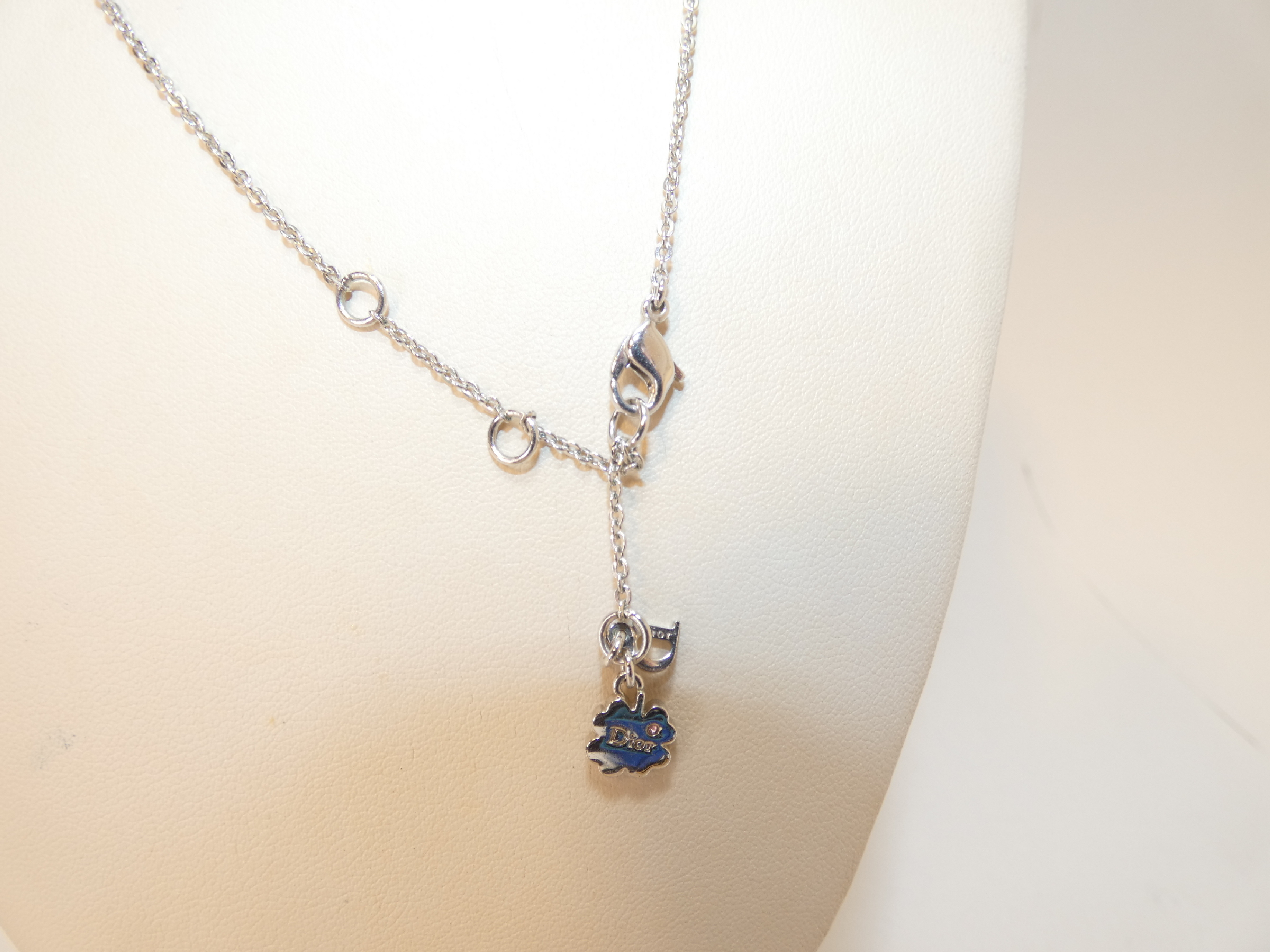 Trotter Rhinestone Heart Necklace — view 3