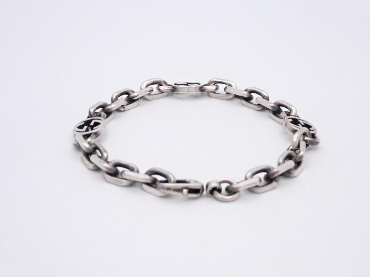 Interlocking G SV925 Chain Bracelet 19.4g — view 2