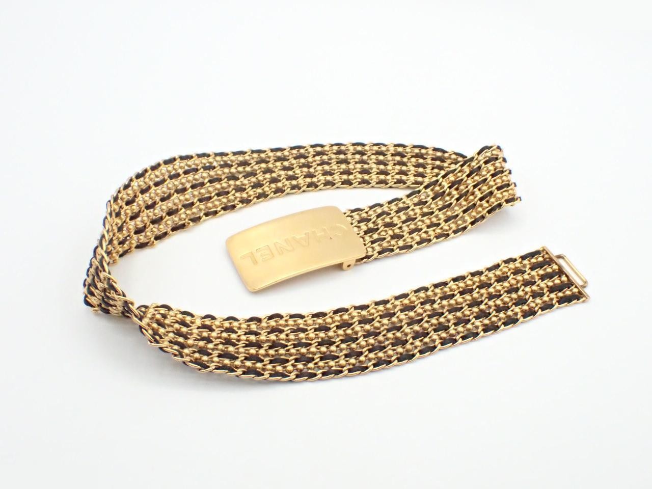 logo chain belt, total length approximately 66 cm — view 2