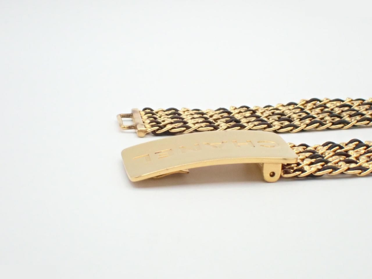 logo chain belt, total length approximately 66 cm — view 3