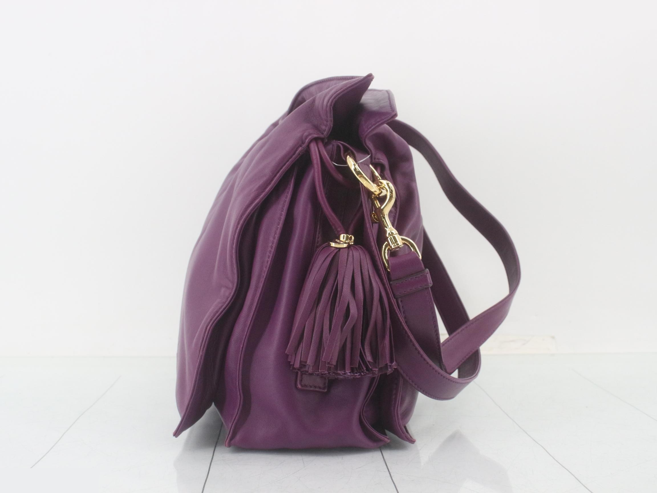 Flamenco Nappa Leather Shoulder Bag — view 3