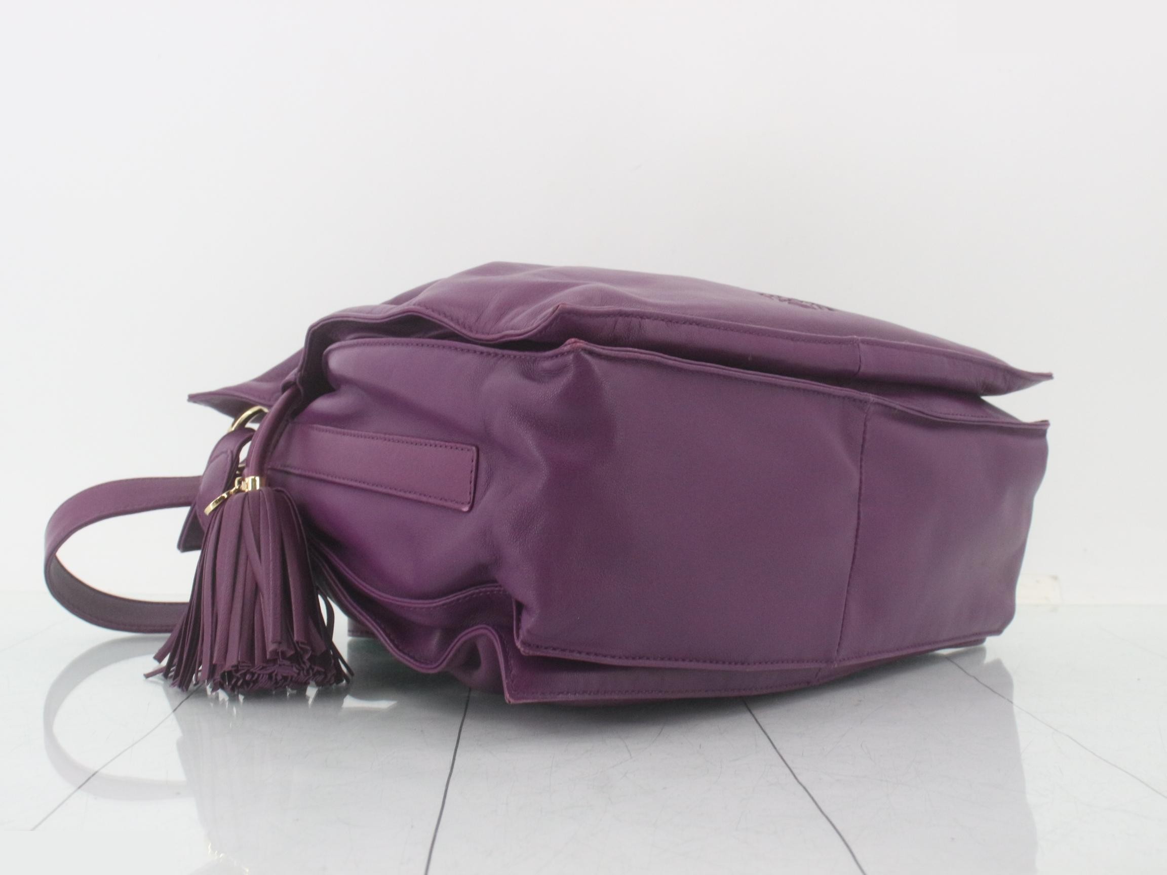 Flamenco Nappa Leather Shoulder Bag — view 5