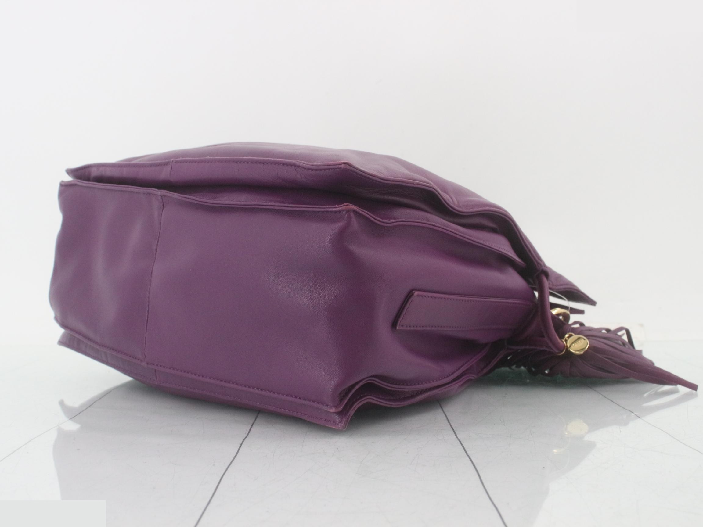 Flamenco Nappa Leather Shoulder Bag — view 6