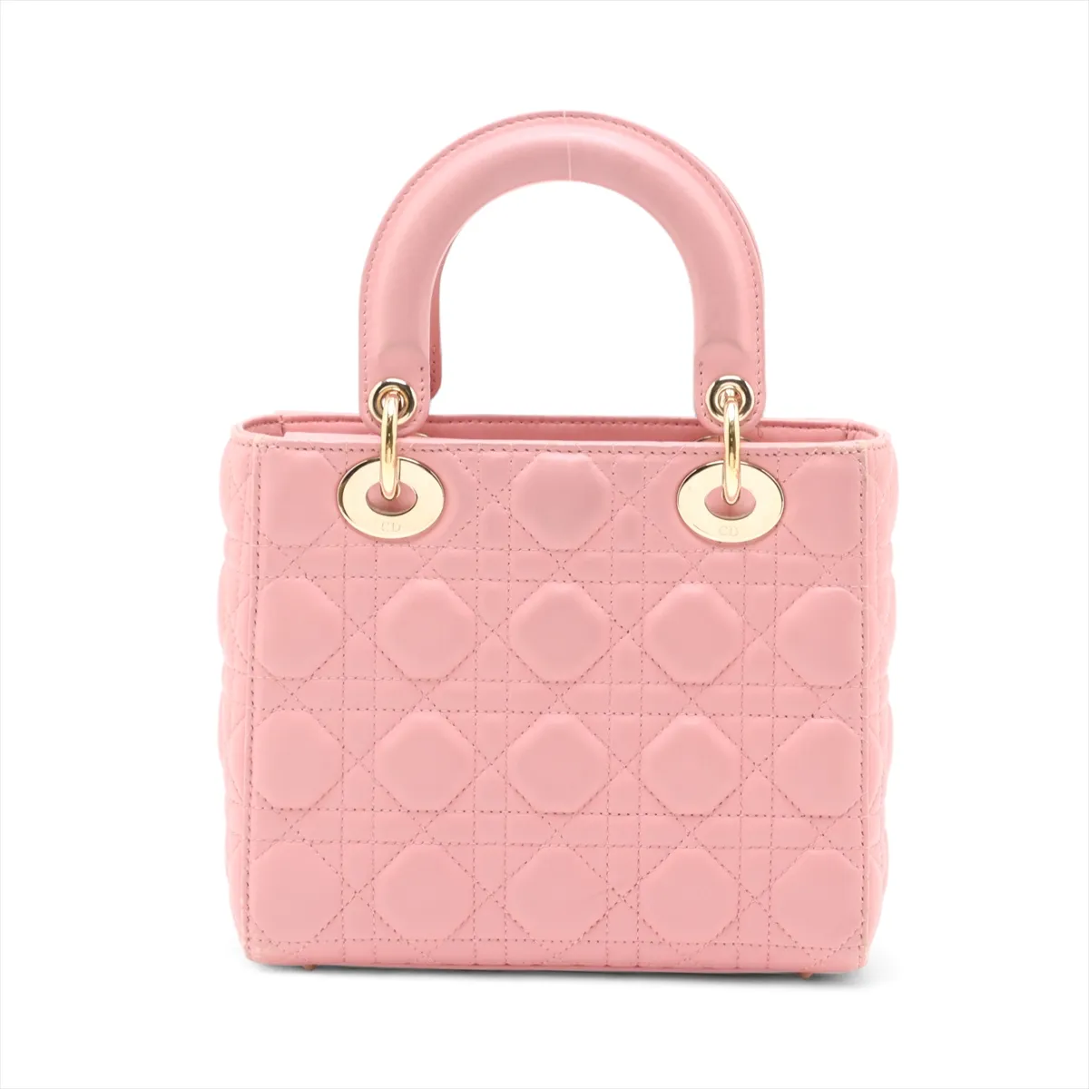 Cannage My Lady Dior Leather 2WAY Handbag Pink — view 2