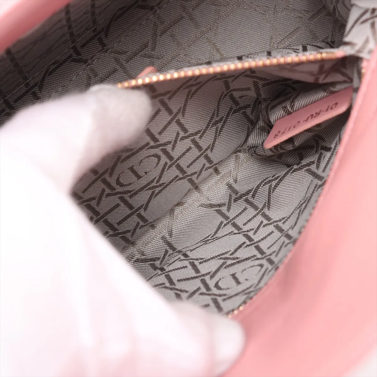 Cannage My Lady Dior Leather 2WAY Handbag Pink — view 9