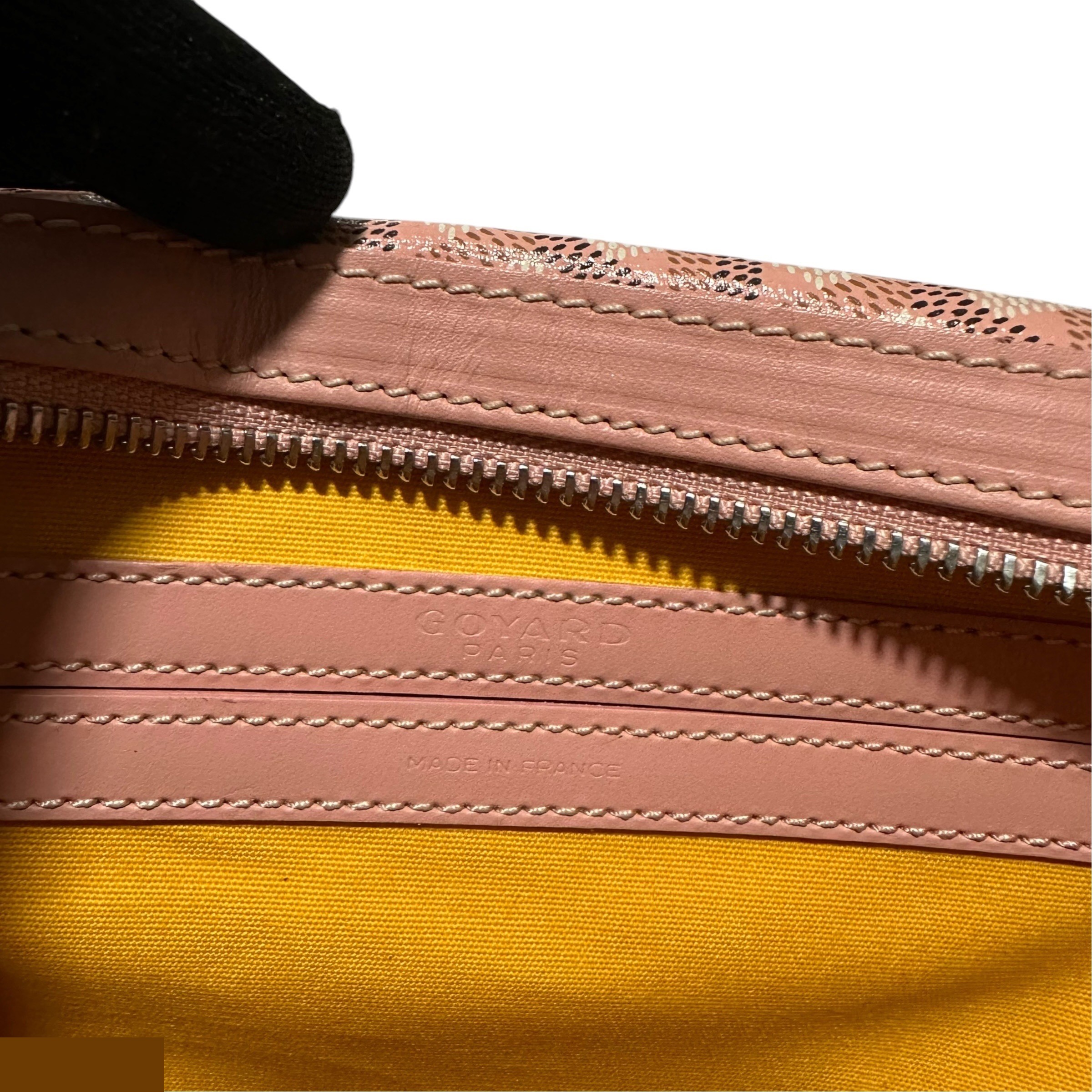 Cup Veil PM Limited Edition Shoulder Bag, Herringbone Print, Pink — view 11