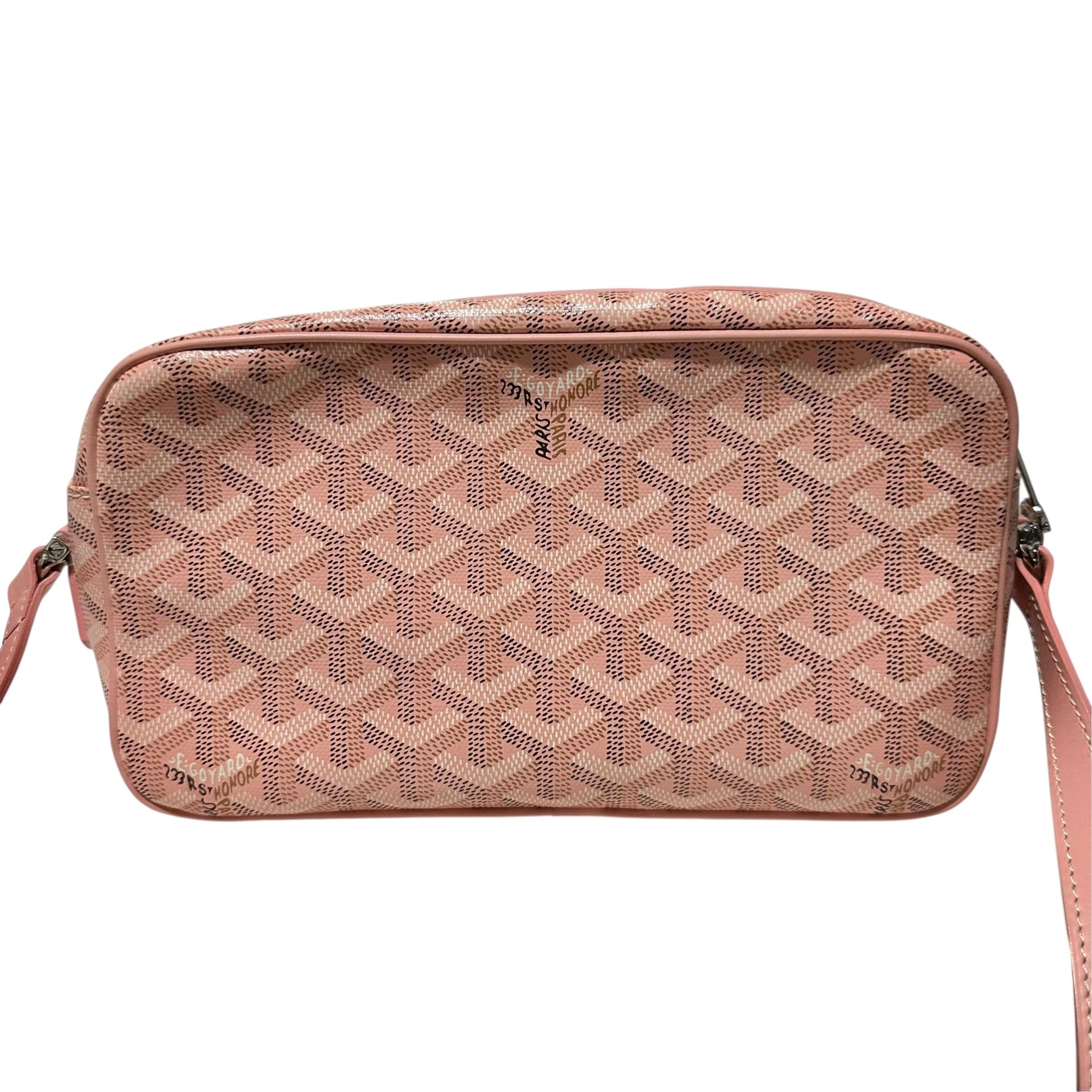 Cup Veil PM Limited Edition Shoulder Bag, Herringbone Print, Pink — view 4