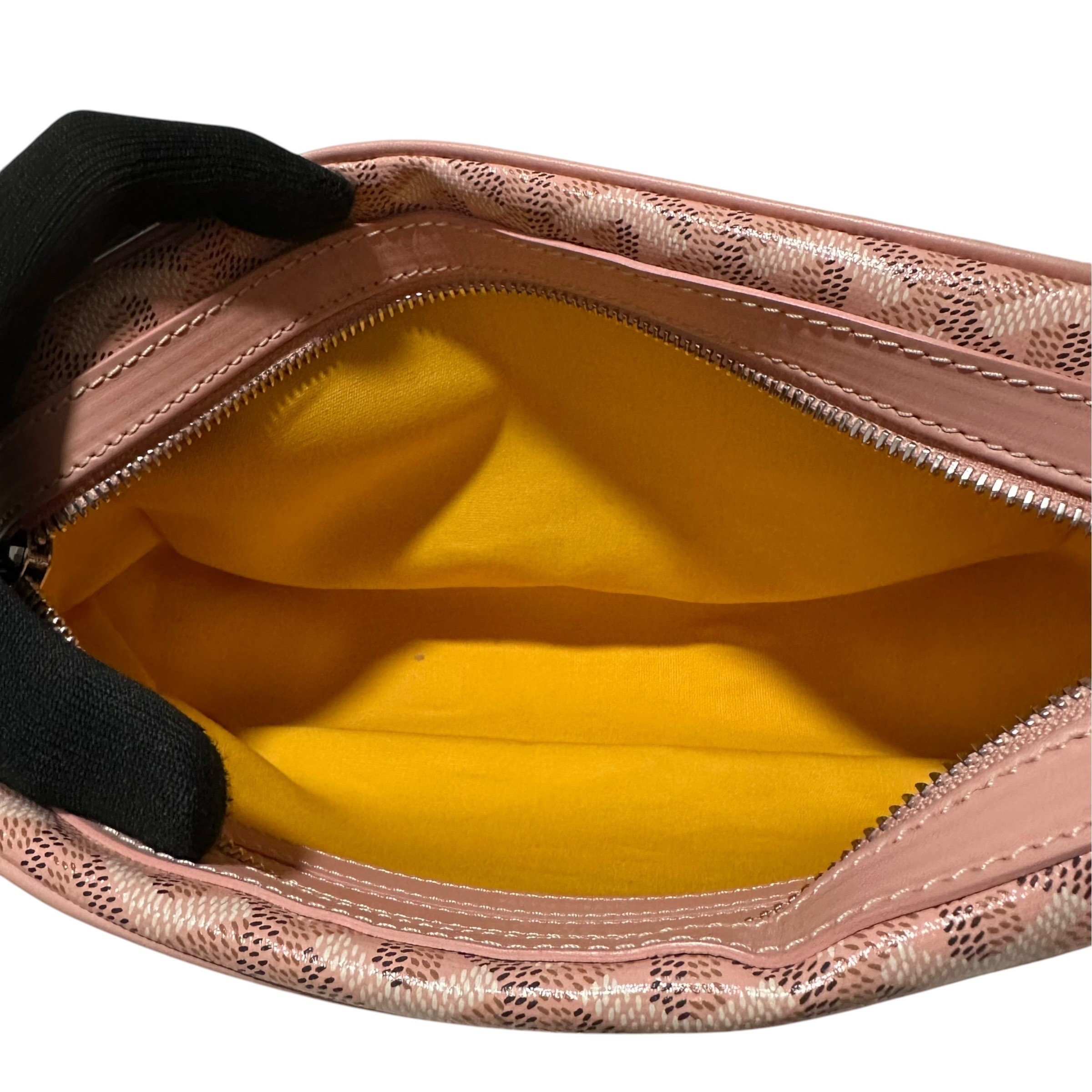 Cup Veil PM Limited Edition Shoulder Bag, Herringbone Print, Pink — view 10