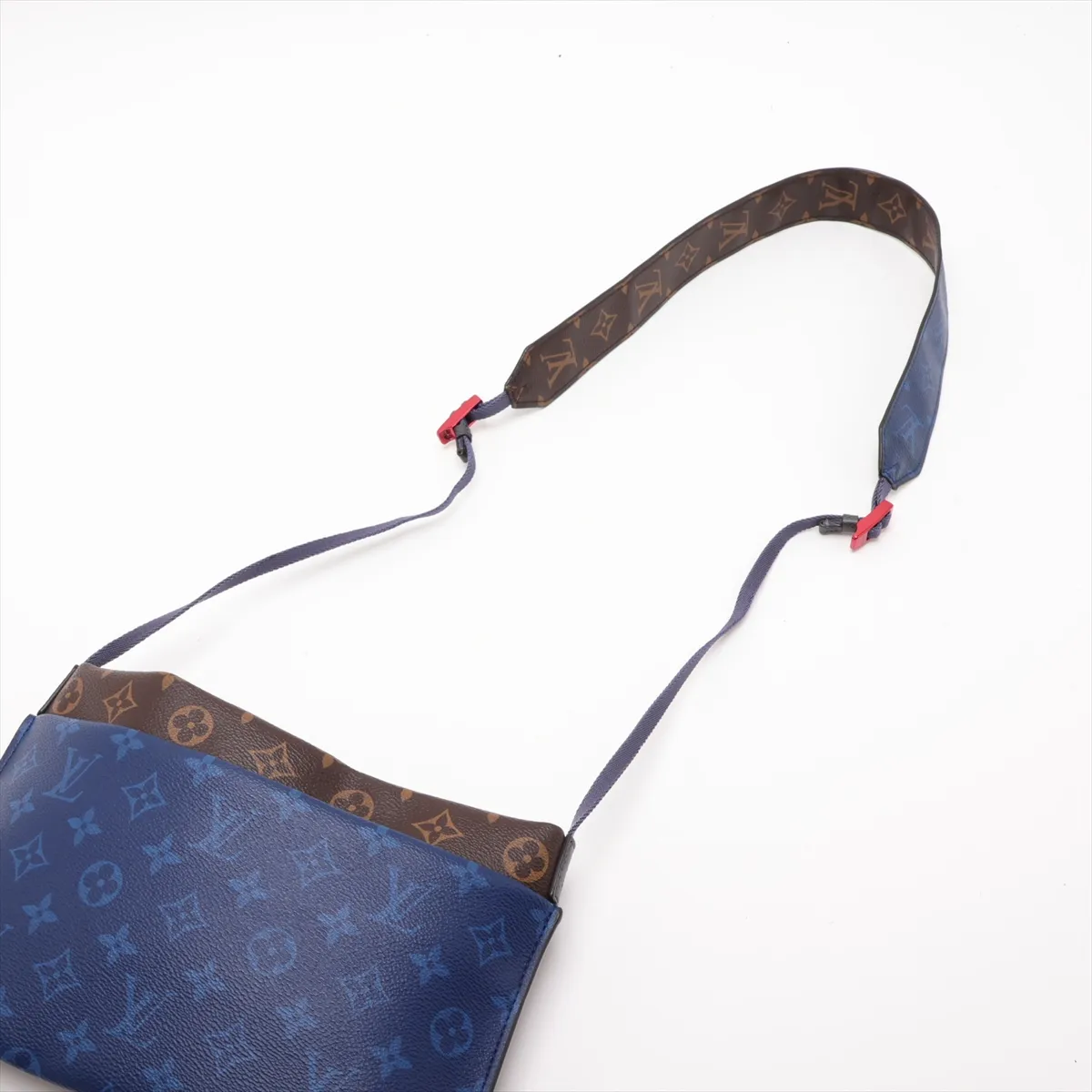 Monogram Pacific Split Sacoche M43854 NZ0168 Blue — view 5
