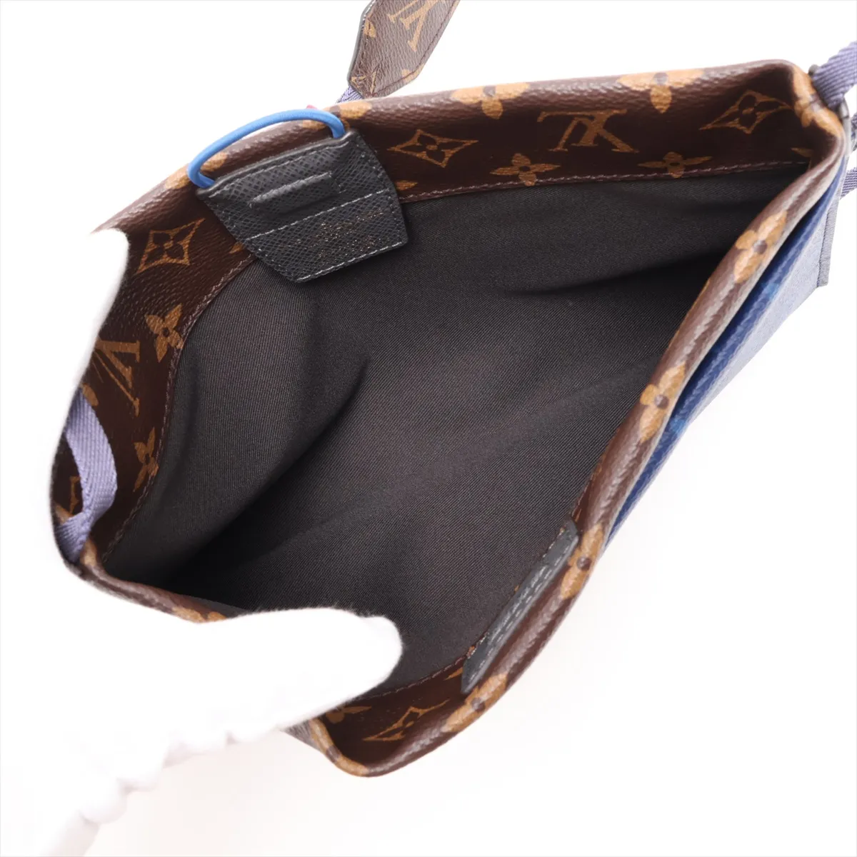Monogram Pacific Split Sacoche M43854 NZ0168 Blue — view 6