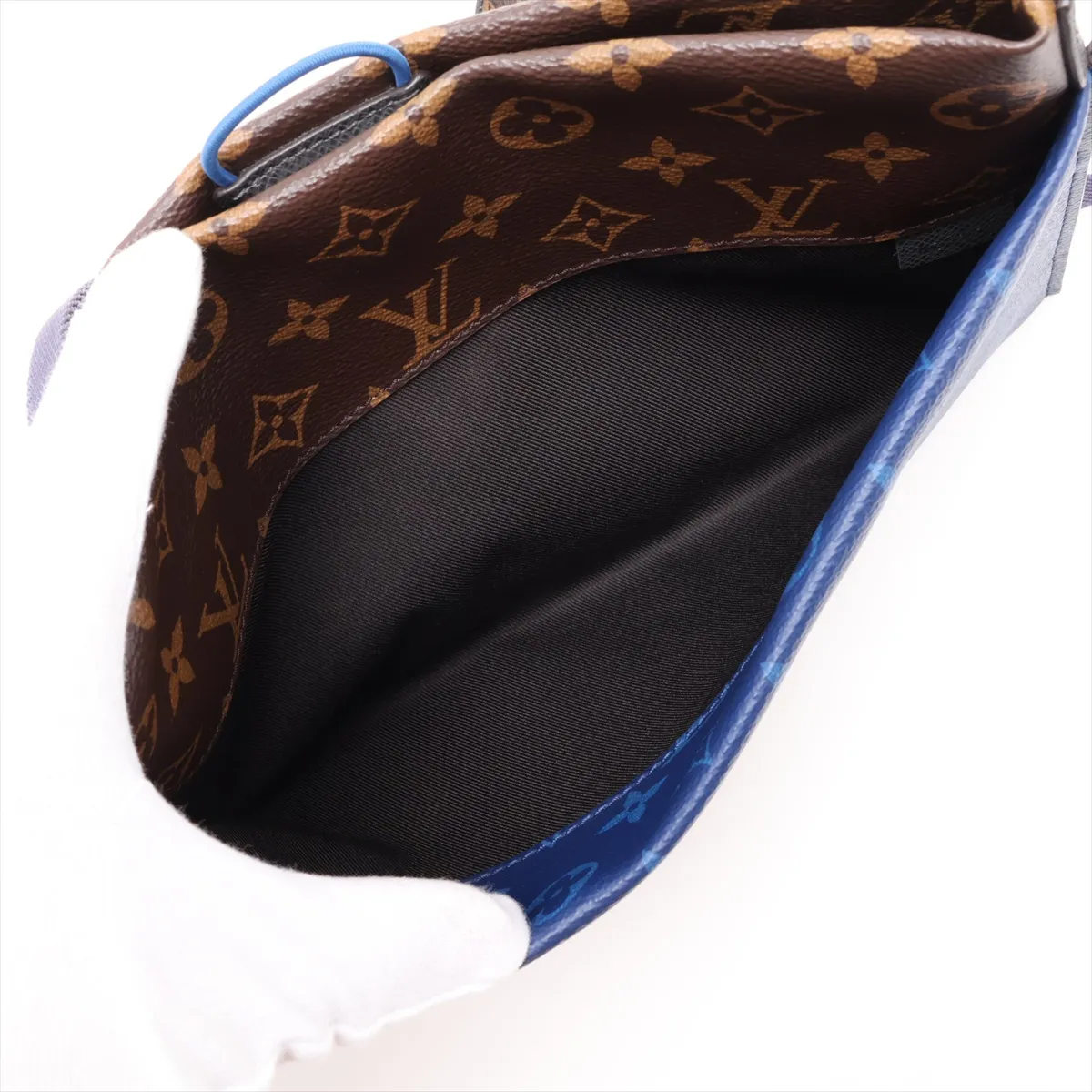 Monogram Pacific Split Sacoche M43854 NZ0168 Blue — view 7