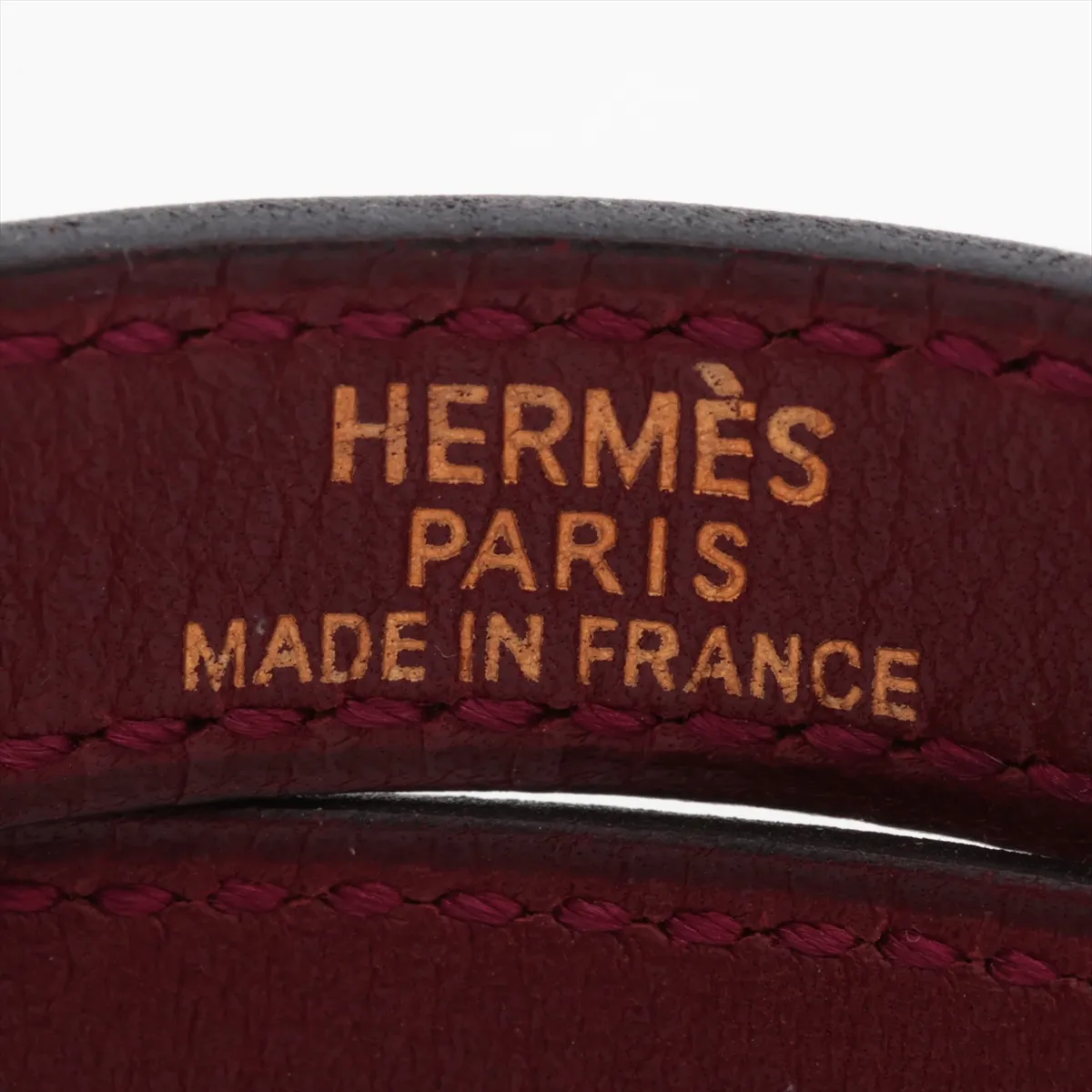 Kelly Double Tour F stamp: 2002 Bracelet Leather Bordeaux — view 6