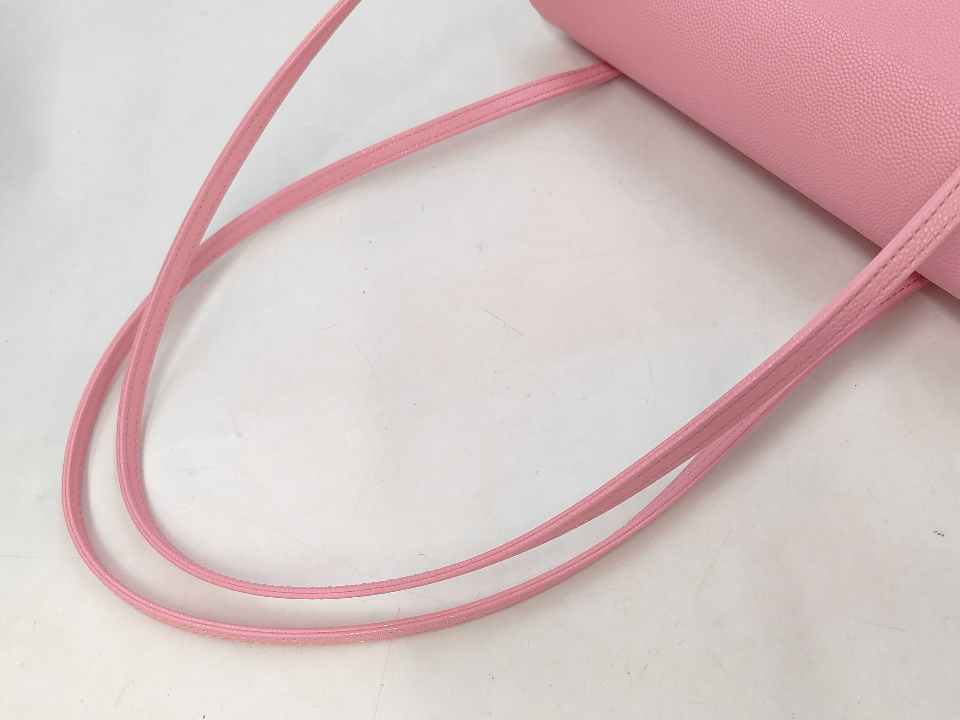 Strap Clutch Bag, Caviar Pink Handbag — view 3