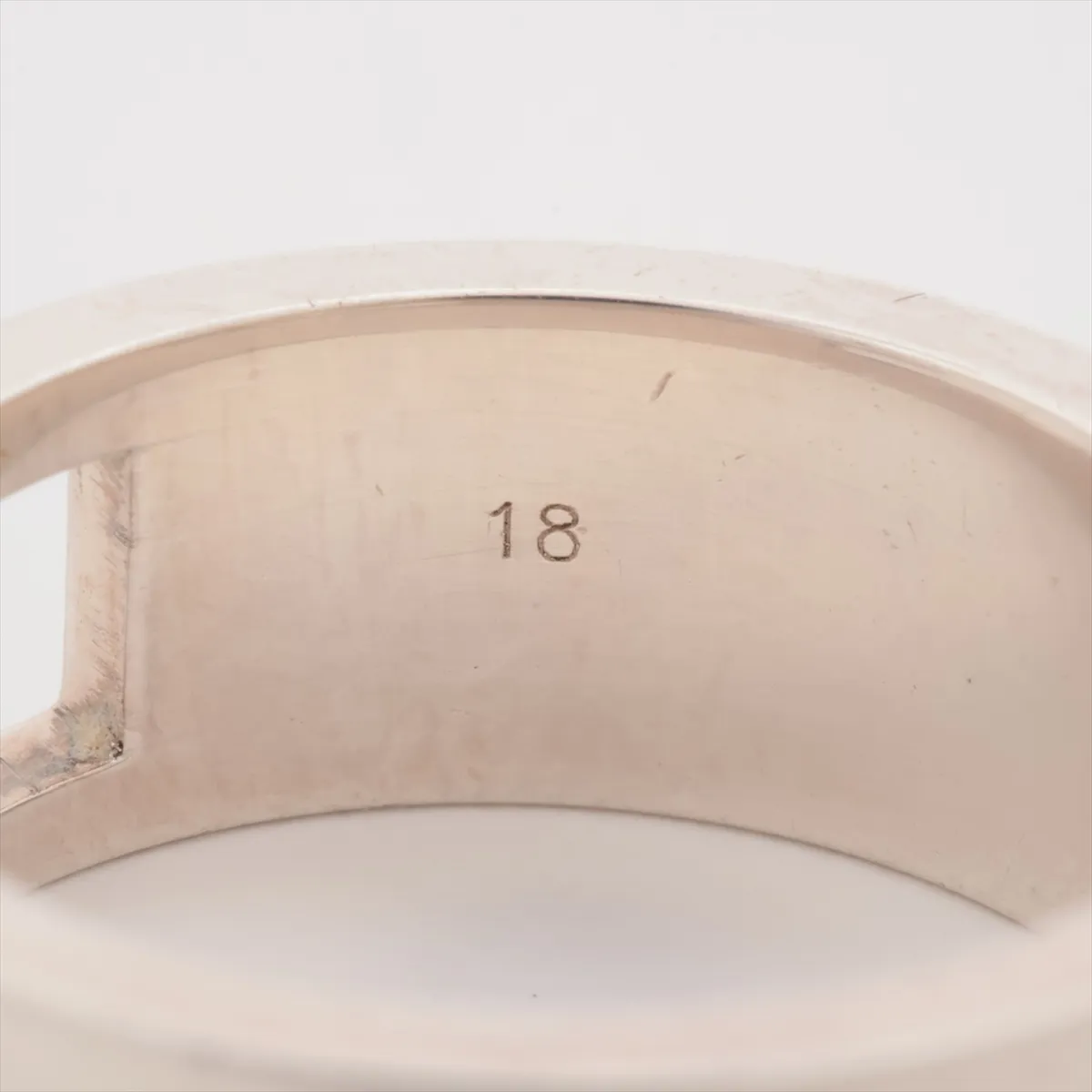 Cutout G Ring 18 925 8.8g Silver — view 3