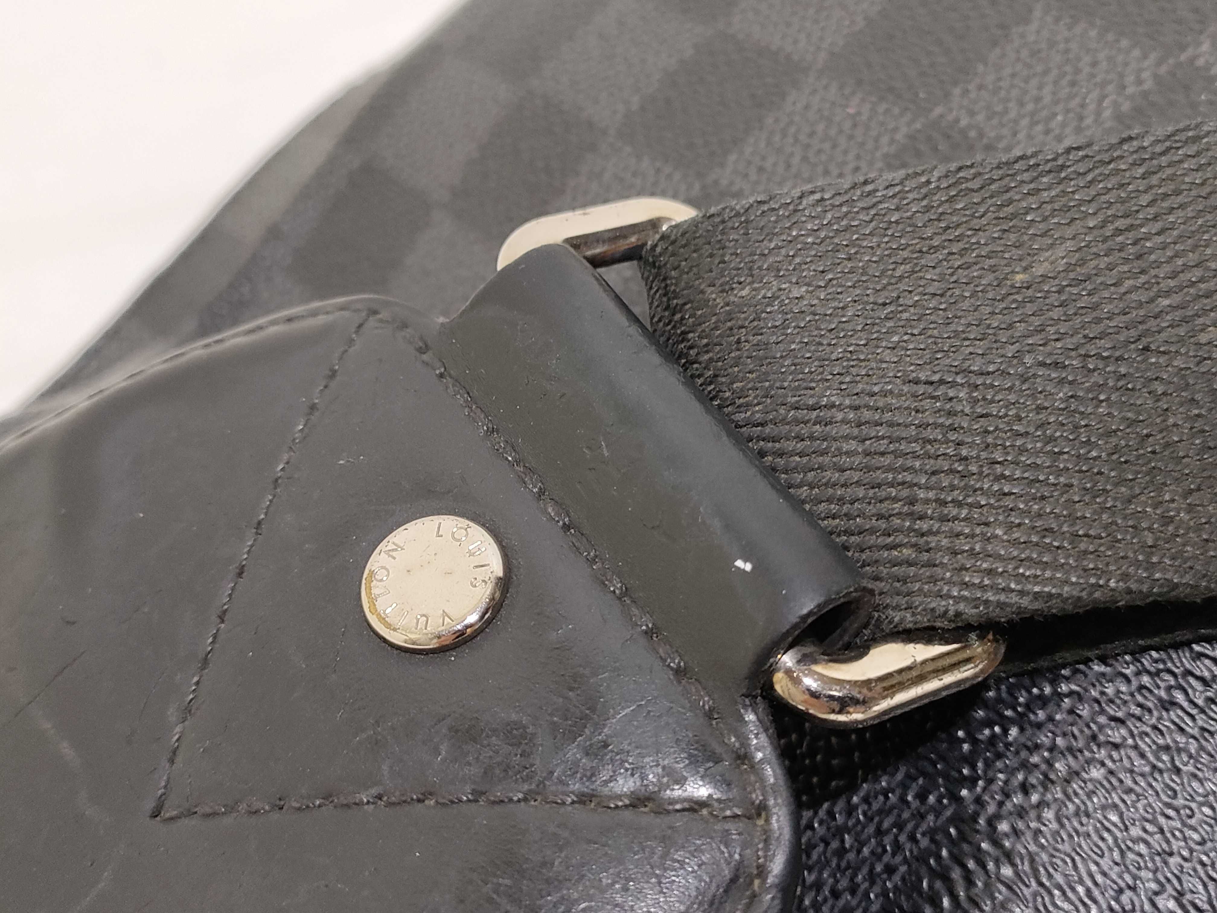 Damier Graphite ID- Canvas Avenue 19cm Sling Bag SHW Waist Bag — view 5