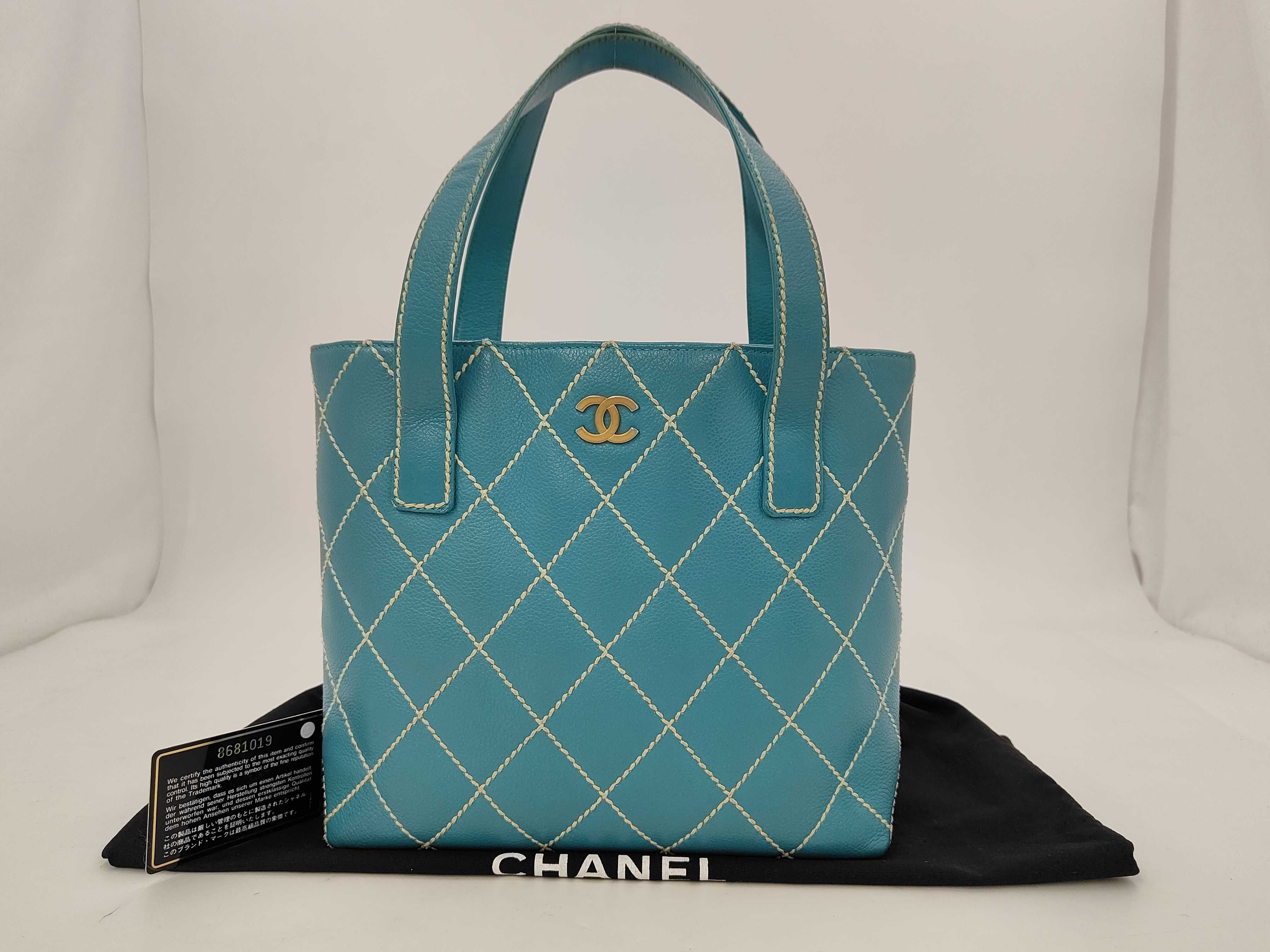 Wild Stitch Tote Bag (Blue)