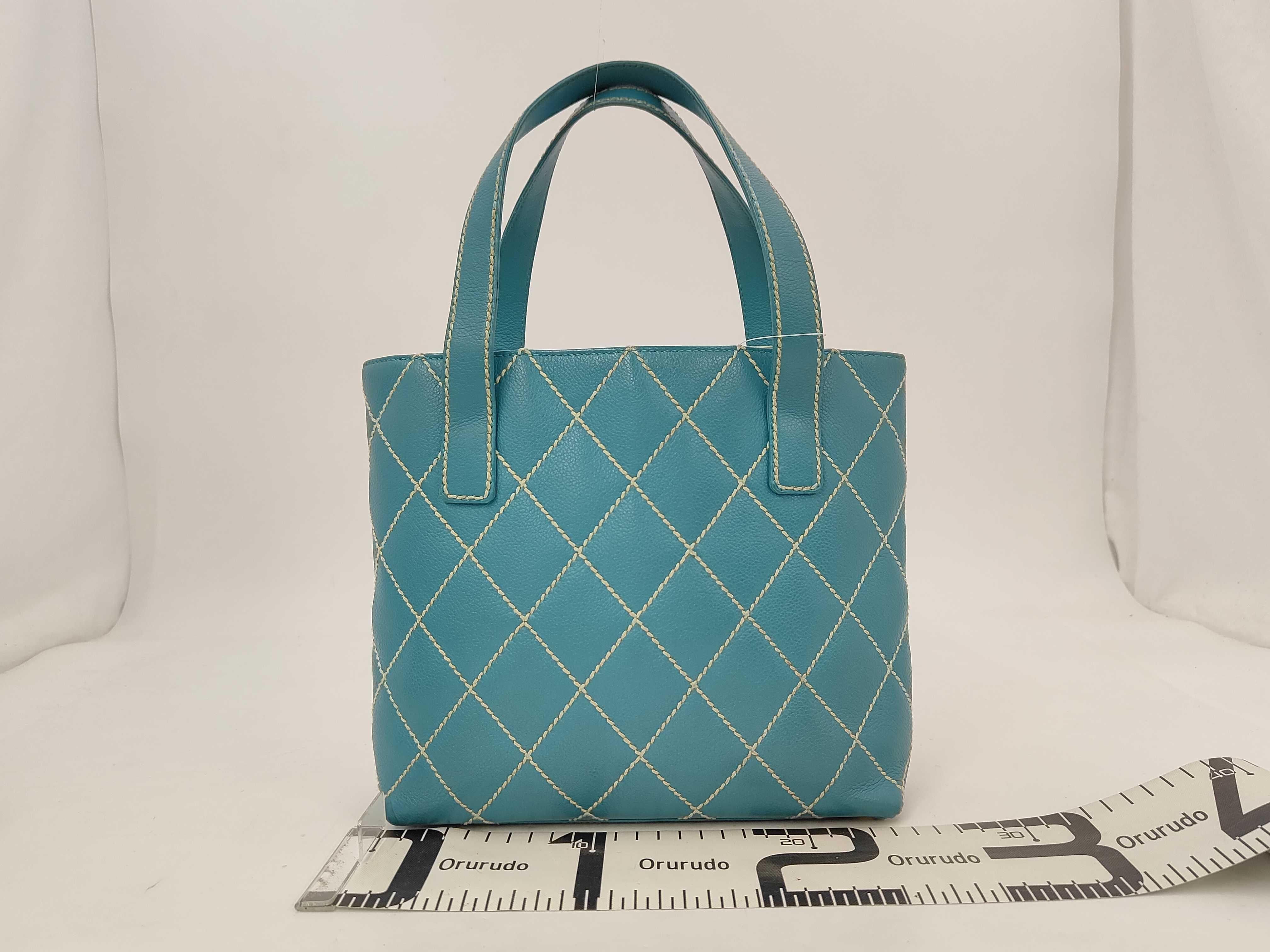 Wild Stitch Tote Bag (Blue) — view 2