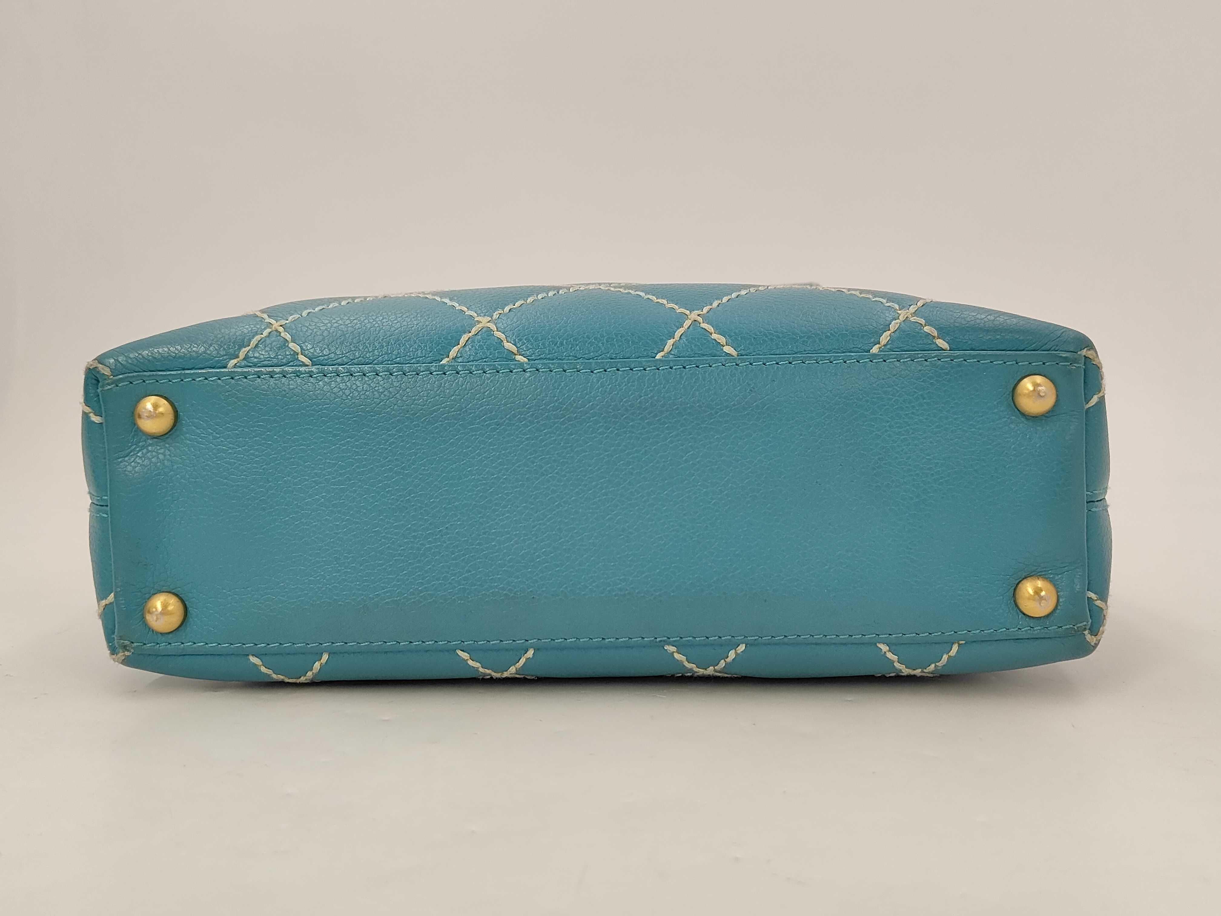 Wild Stitch Tote Bag (Blue) — view 3