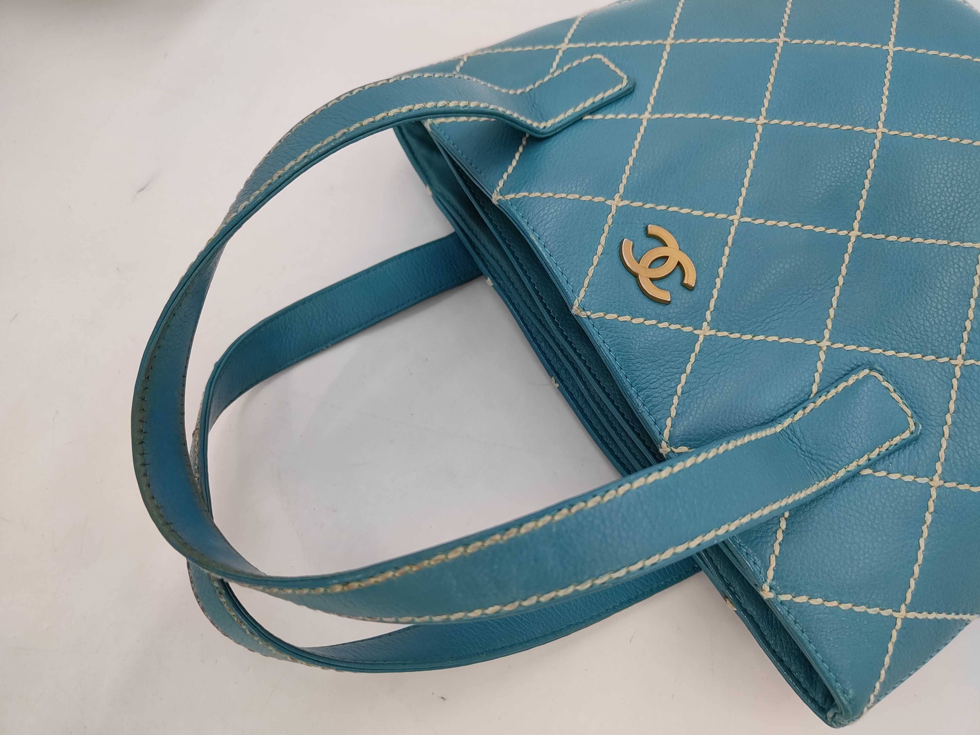 Wild Stitch Tote Bag (Blue) — view 5