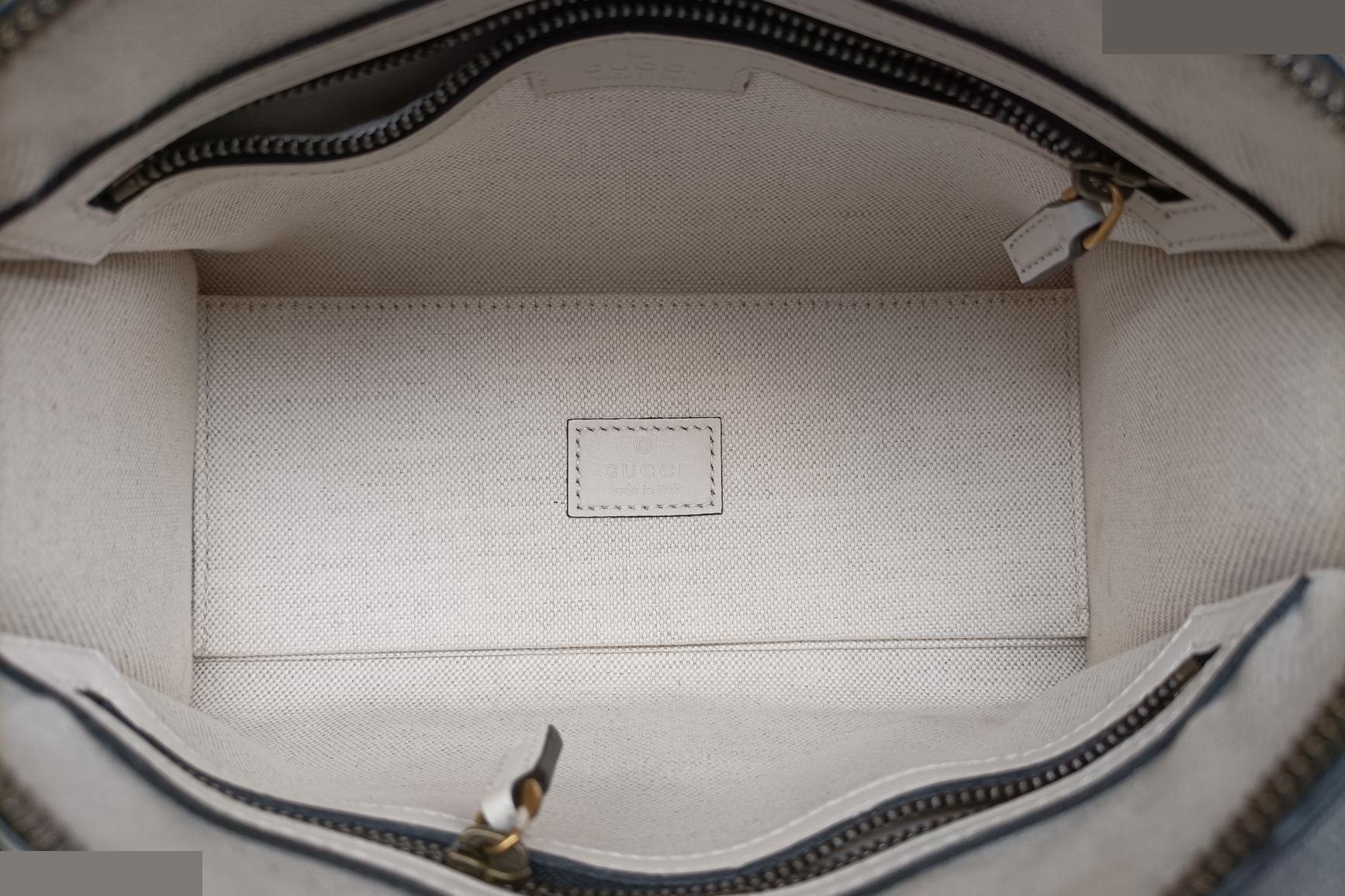 Ophidia Canvas x Leather Black x White — view 6