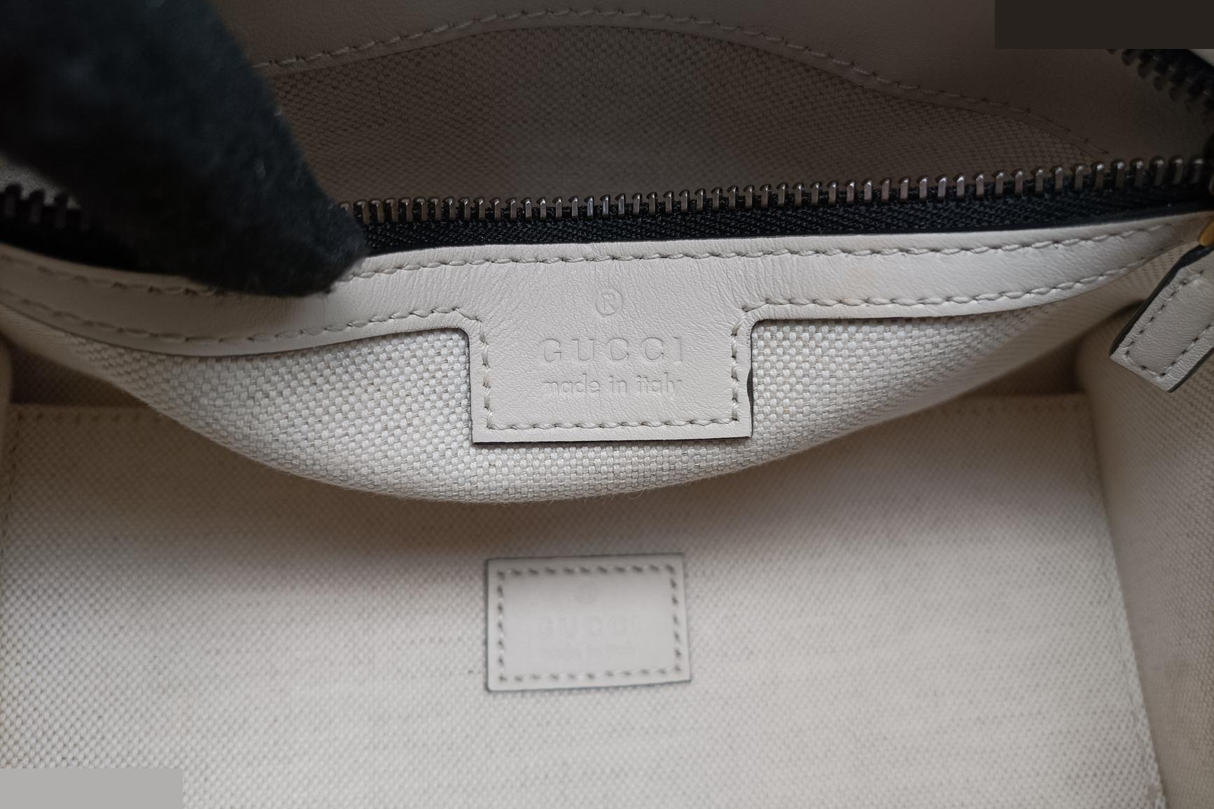Ophidia Canvas x Leather Black x White — view 7