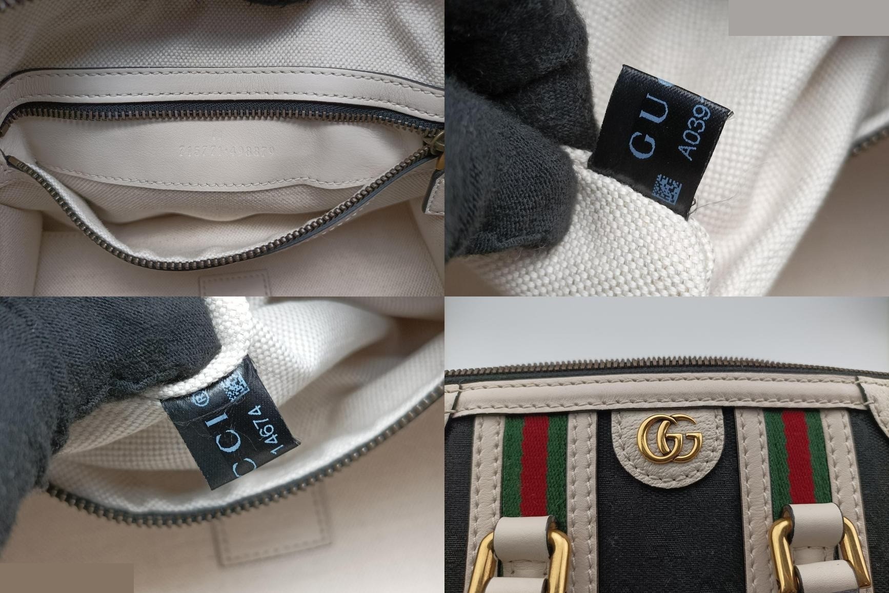 Ophidia Canvas x Leather Black x White — view 8