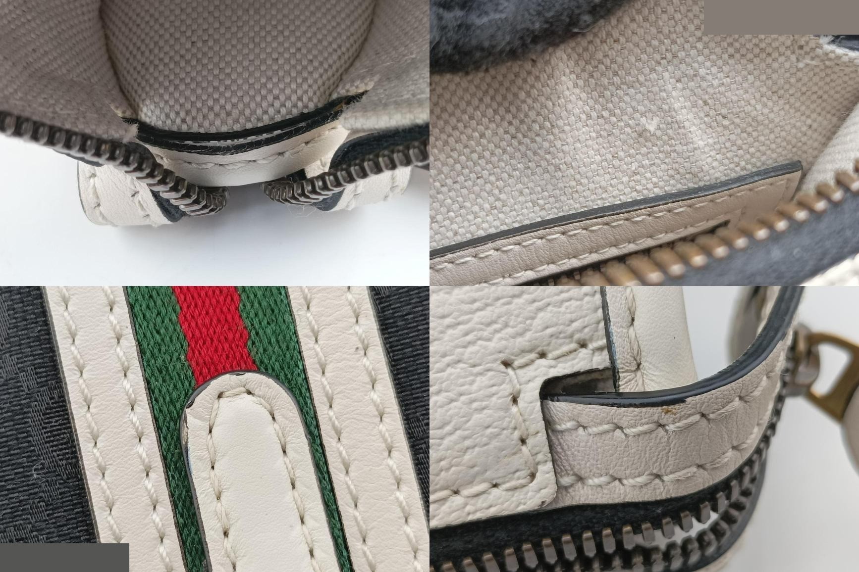 Ophidia Canvas x Leather Black x White — view 9