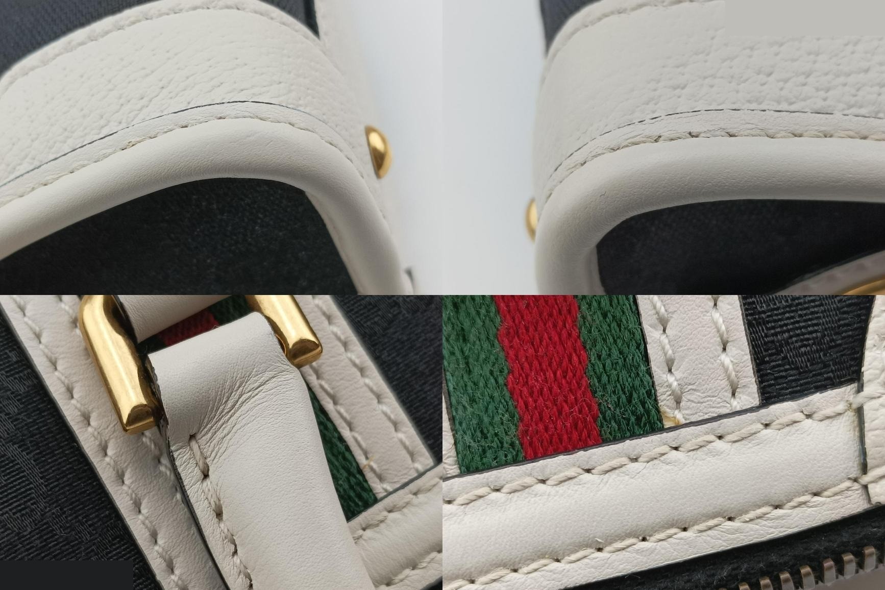 Ophidia Canvas x Leather Black x White — view 10