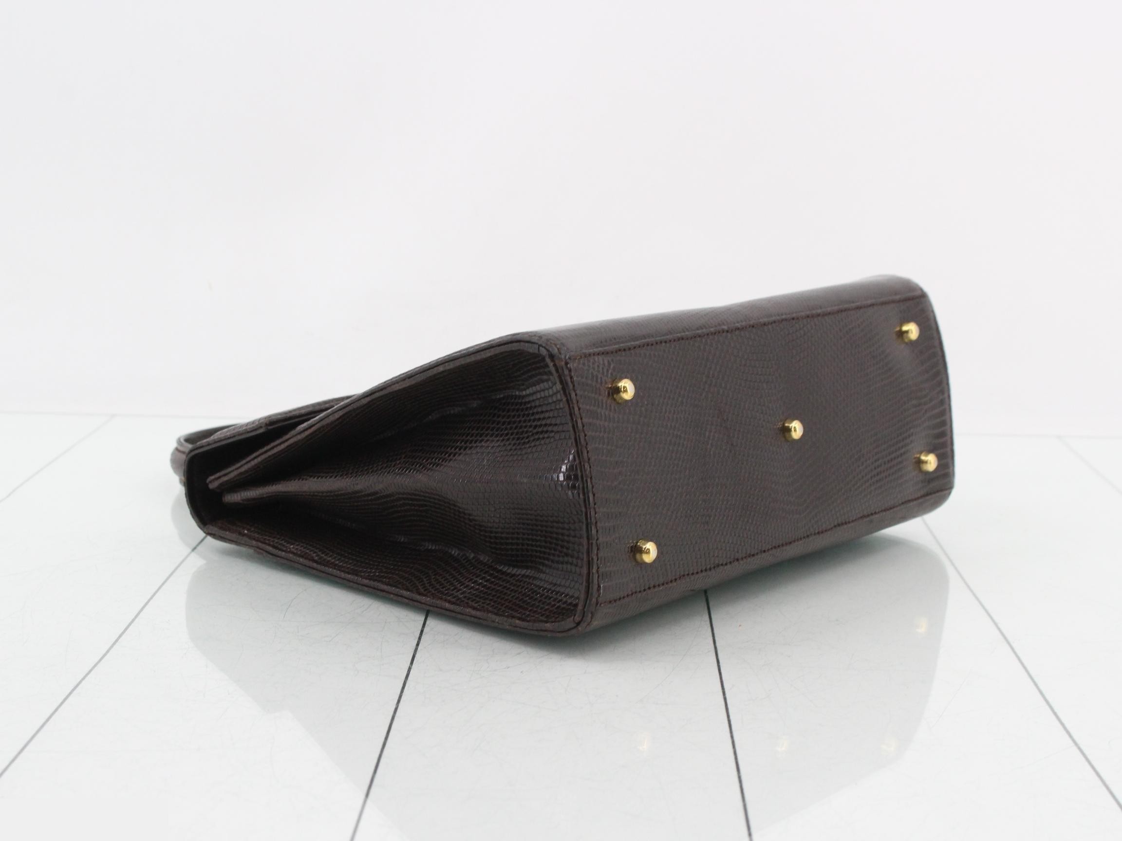2-Way Shoulder Bag, Women's, Lizard Leather, Lady Lock, Crossbody Bag — view 5