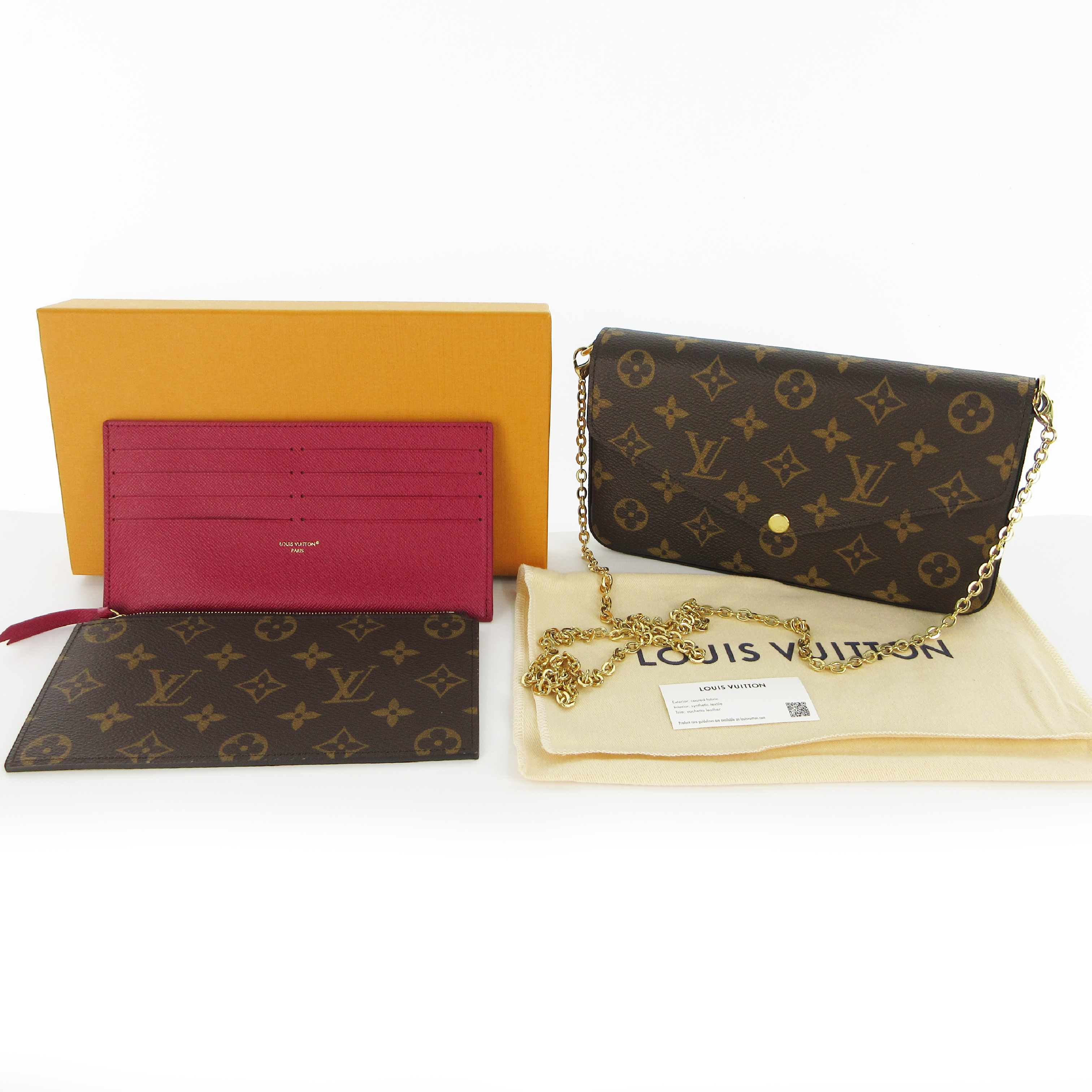 Monogram Pochette Felicie Chain Shoulder Bag M81896 RFID tag confirmed Shoulder bag