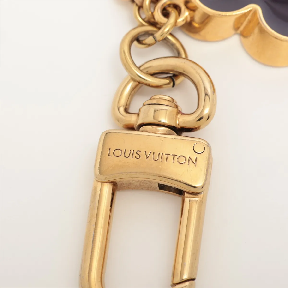M01652 Fleur de Monogram Charm GP Gold - — view 3