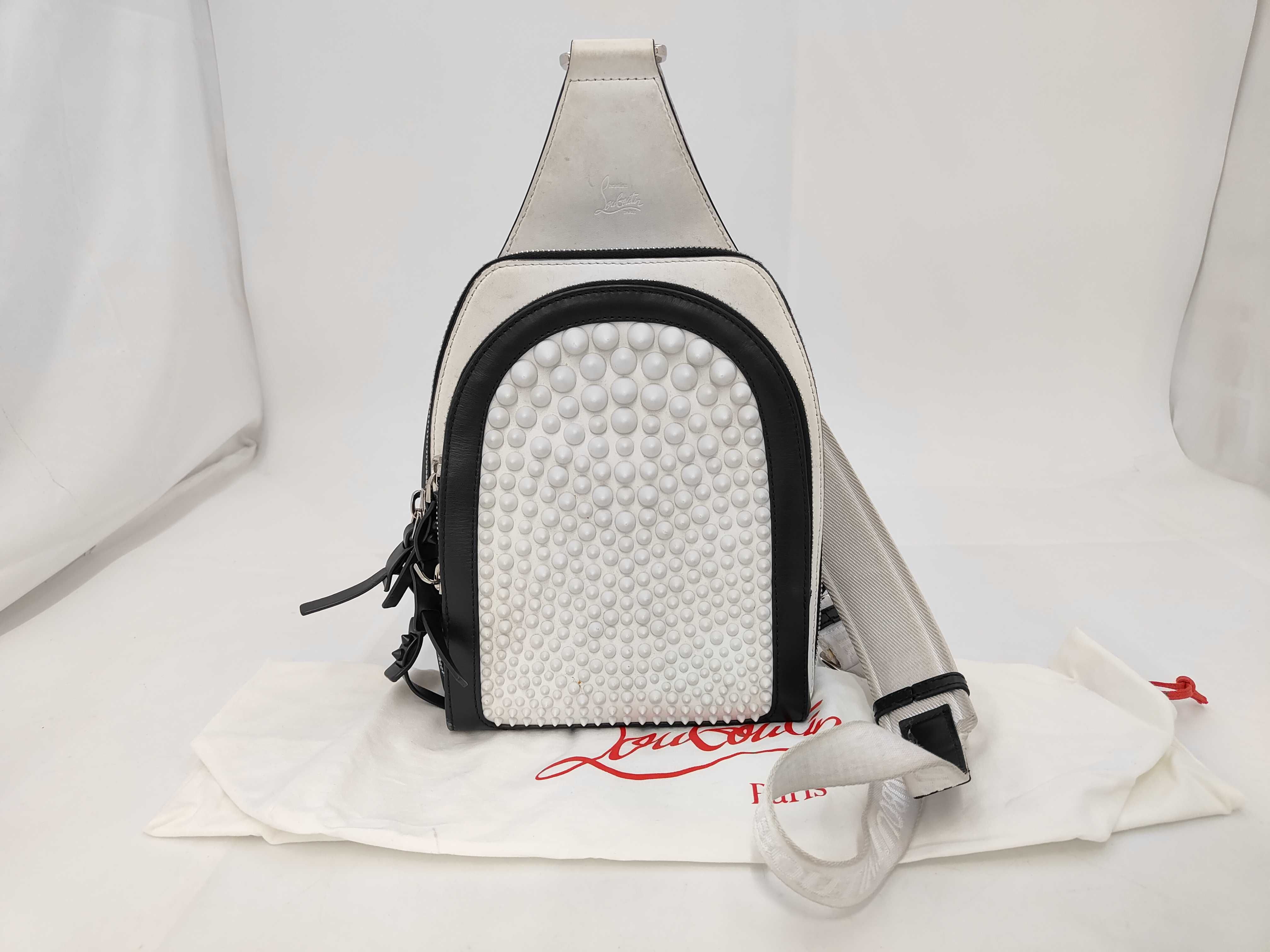 Body Bag Leather Two-Tone Shoulder Bag
