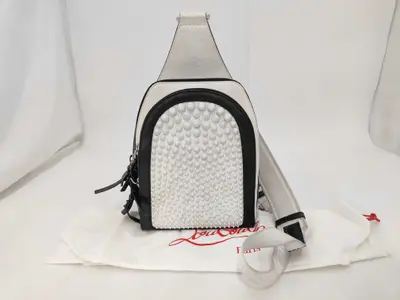 Body Bag Leather Two-Tone Shoulder Bag