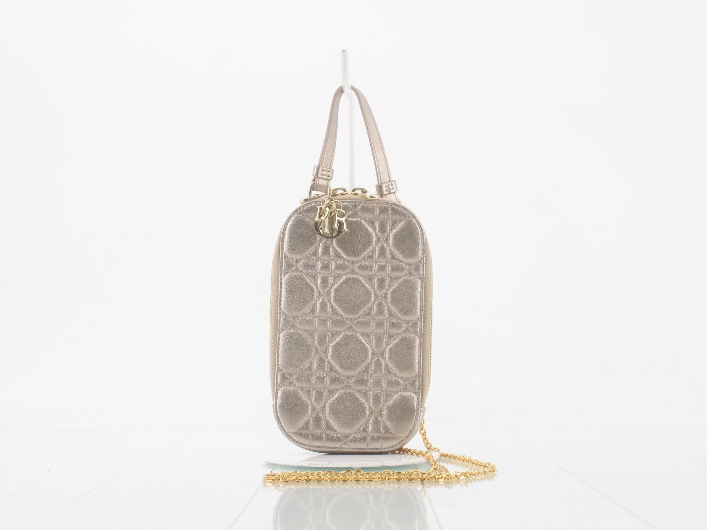 Cannage Lamb 2-Way Handbag