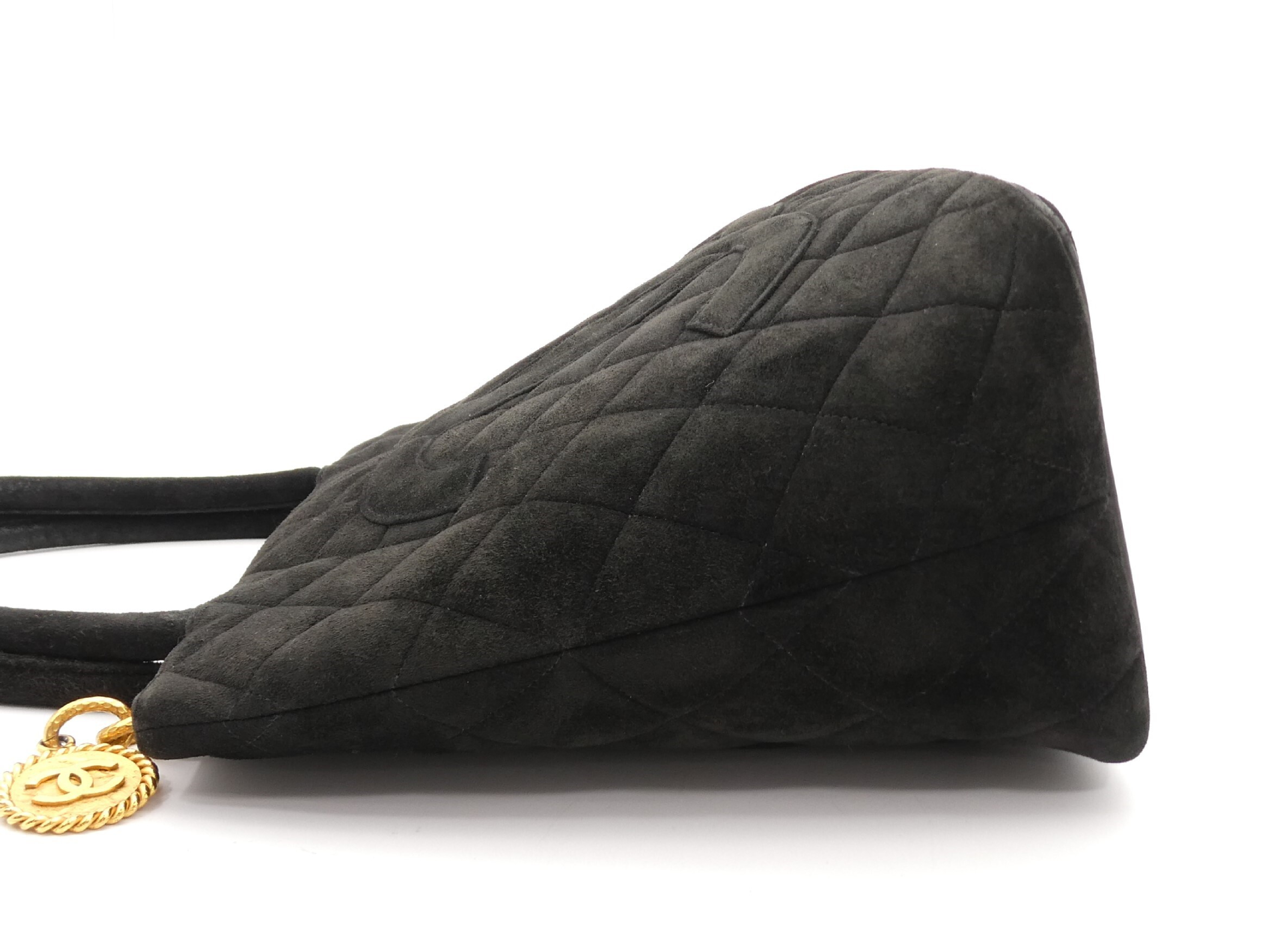 Reissue Tote Suede Coco Mark Tote Bag — view 3