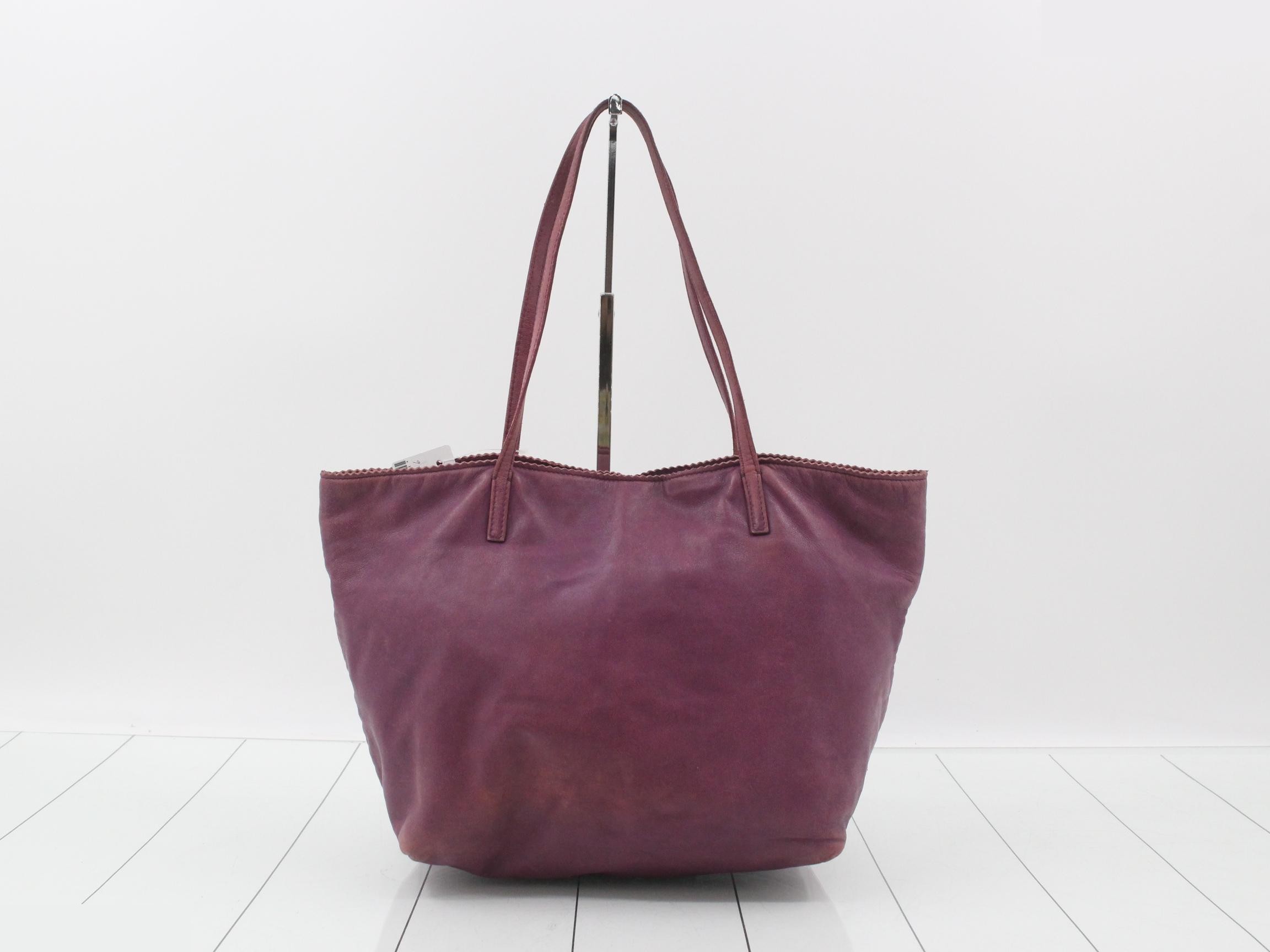 Other lines: Bags & Tote Bags, Nappa Leather, Anagram, Purple — view 2