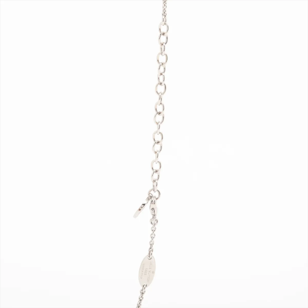 M63197 Essential V Necklace LE1200, GP Silver, with — view 3