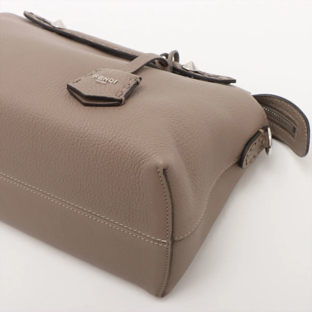 Selleria Visible Medium Leather 2WAY Handbag Brown 8BL155 — view 3