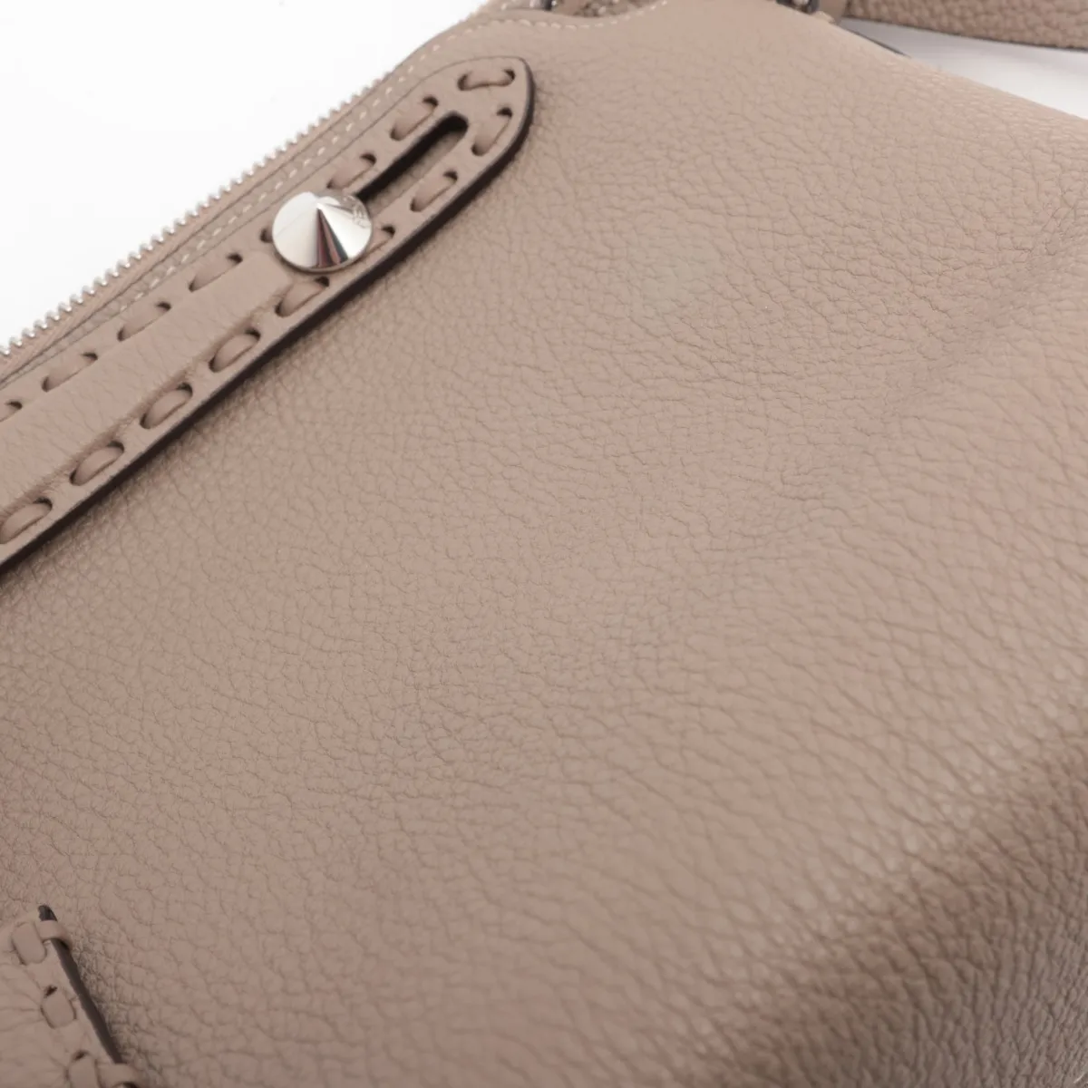 Selleria Visible Medium Leather 2WAY Handbag Brown 8BL155 — view 9