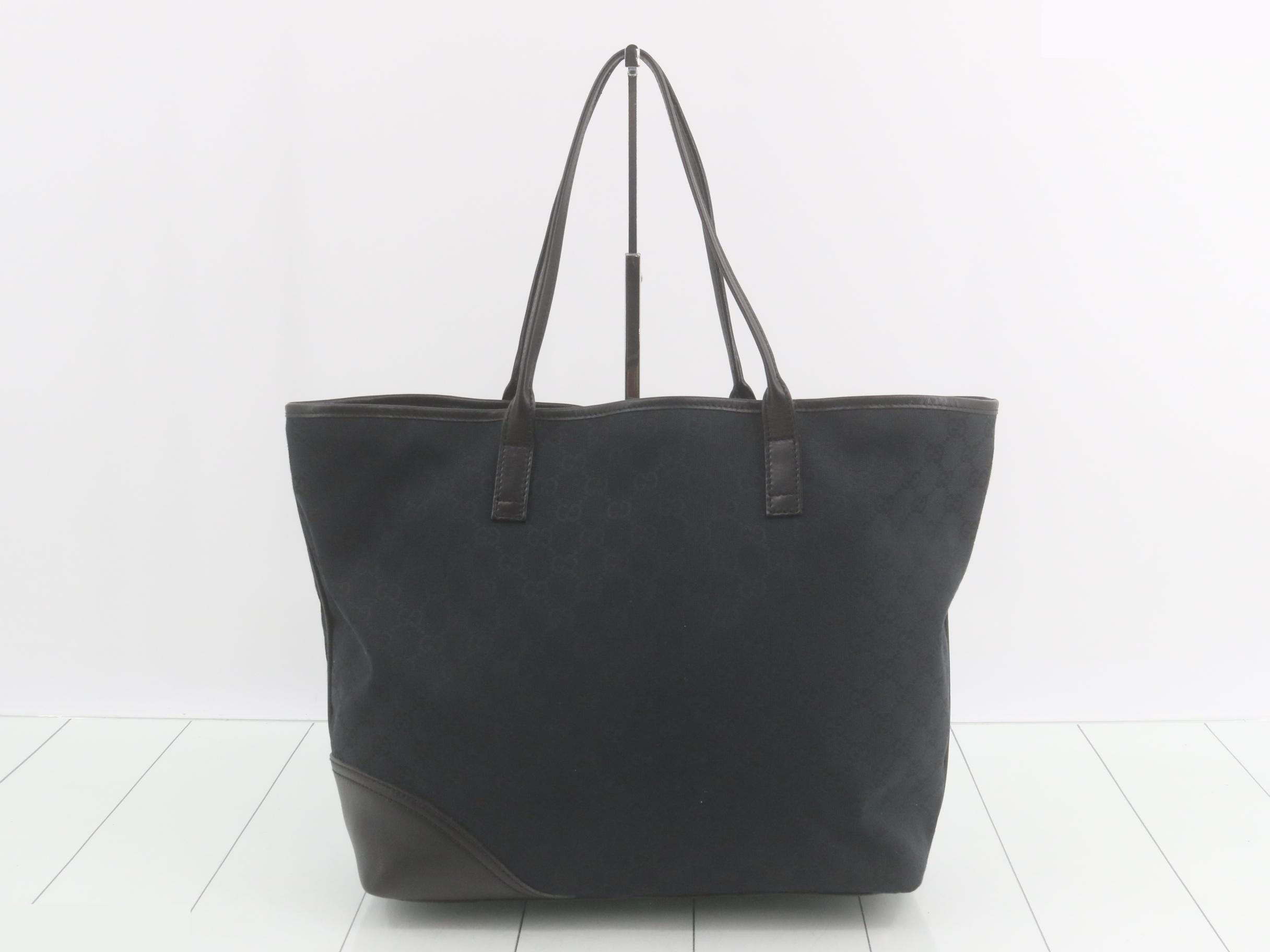 169945 GG Canvas Abbey New Brit Tote Bag Canvas — view 2