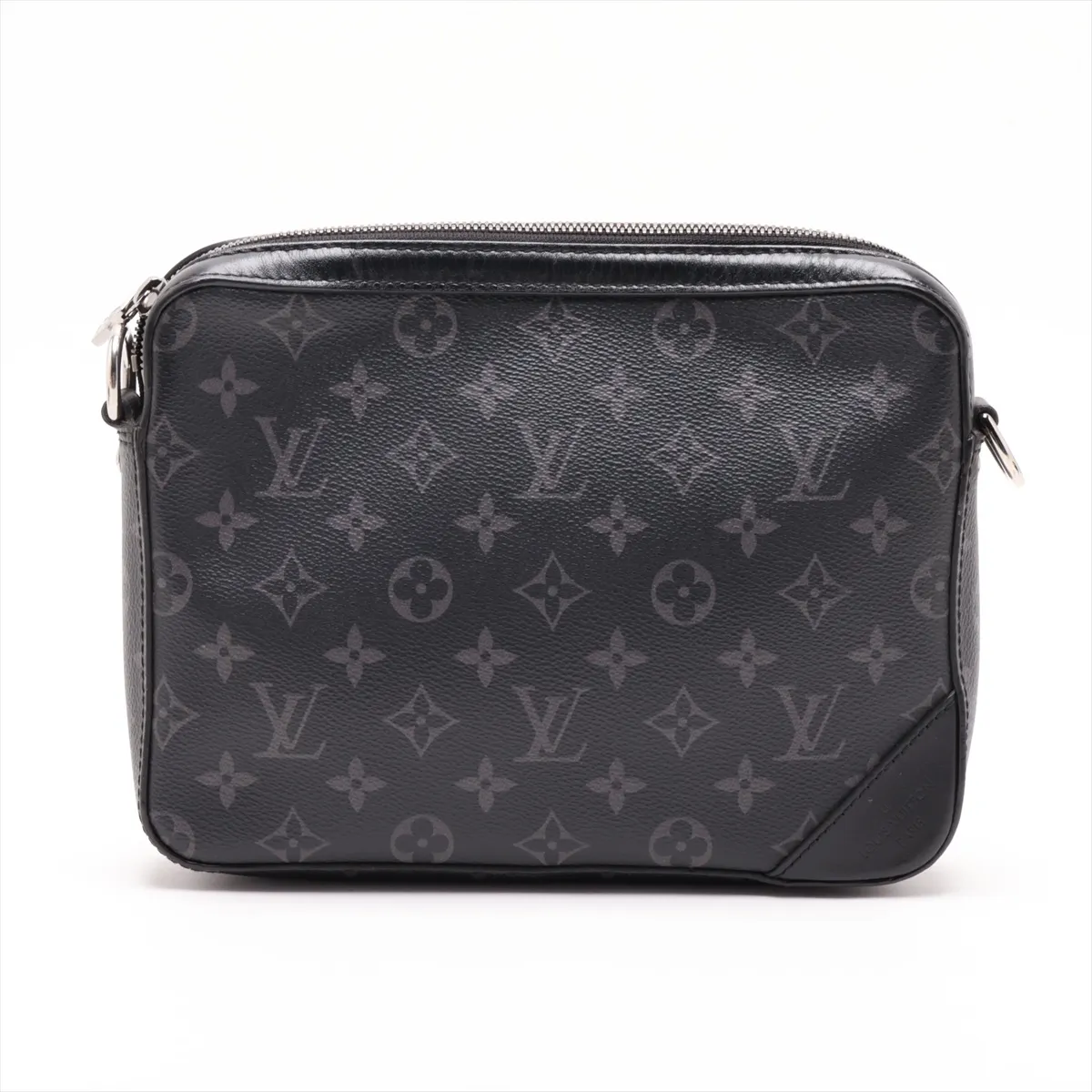 Monogram Eclipse Trio Messenger M69443 TJ2260 Black (RFID detected) — view 3