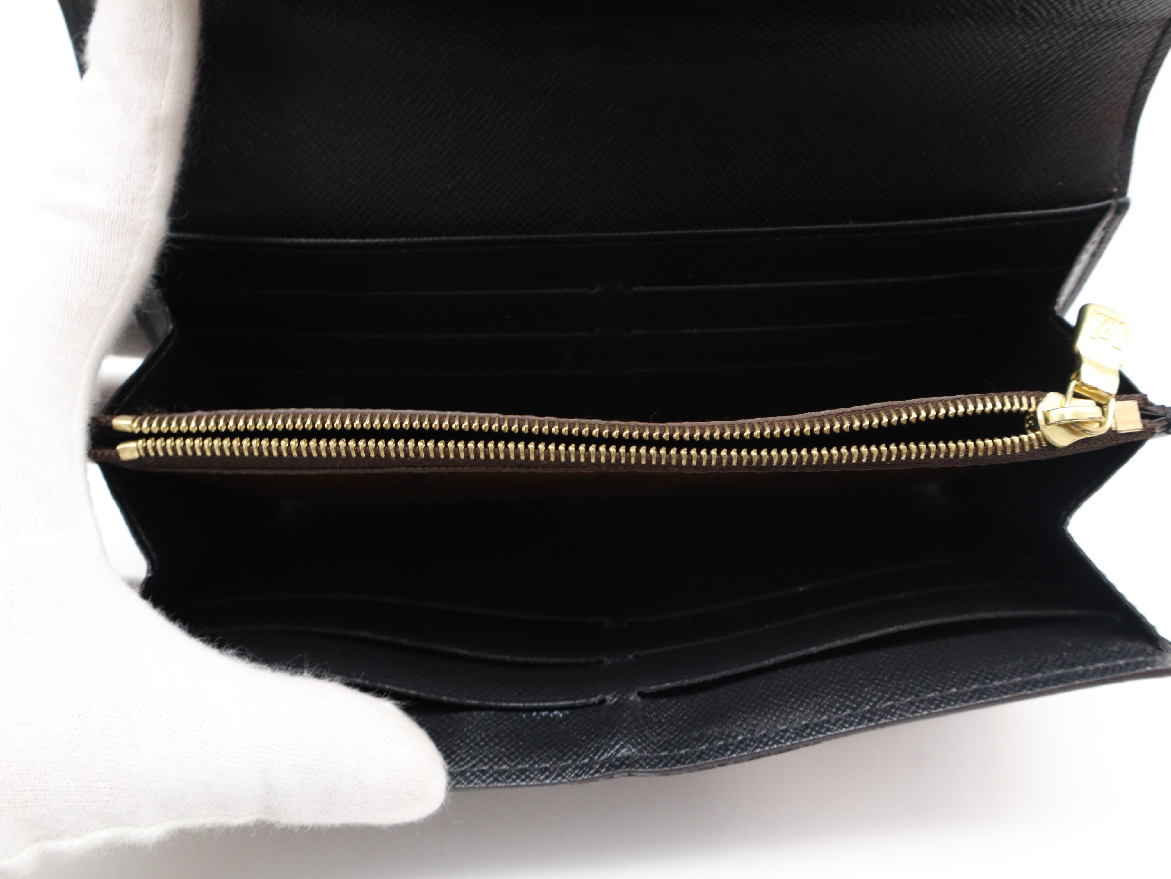 M80726 Monogram Giant Portefeuille Sarah Wallet (RFID detected, with box and dust bag) — view 9