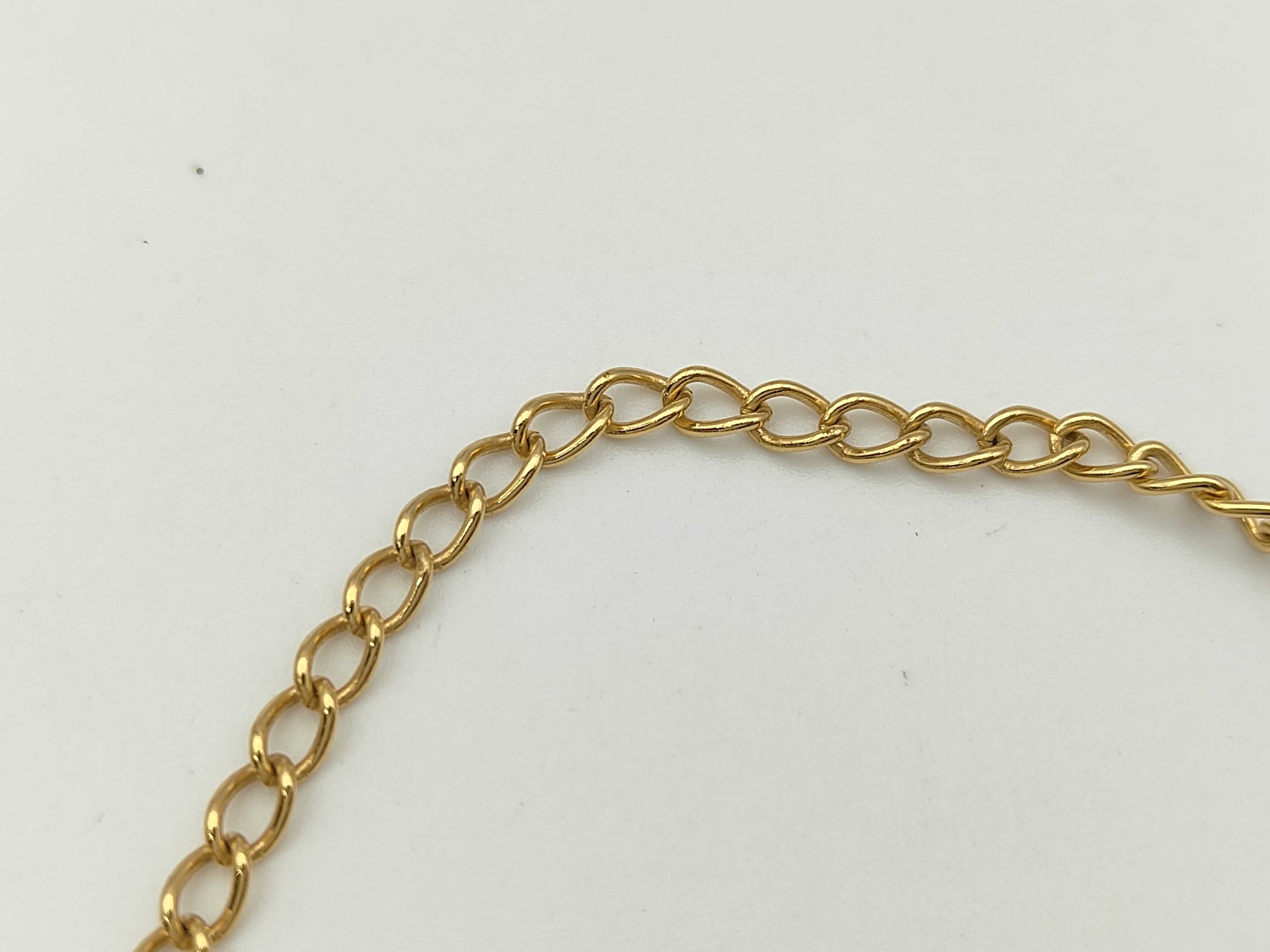 Rhinestone G Logo Heart Leaf Gold Bracelet (Bracelet/Bangle) — view 5