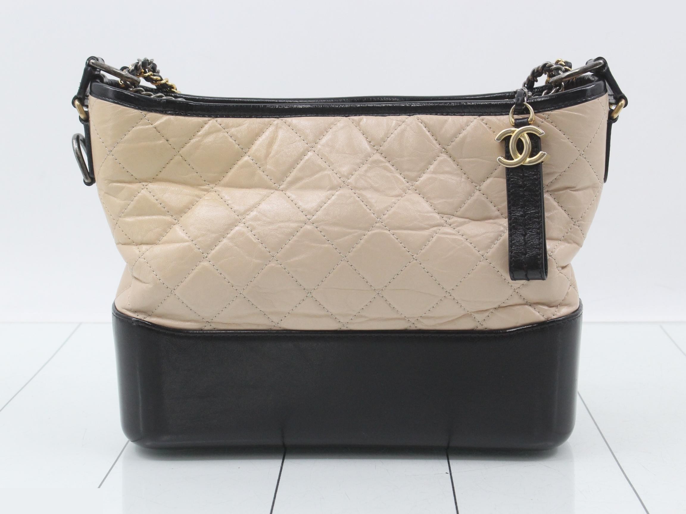 Gabrielle de Chanel Leather Chain Shoulder Bag — view 2