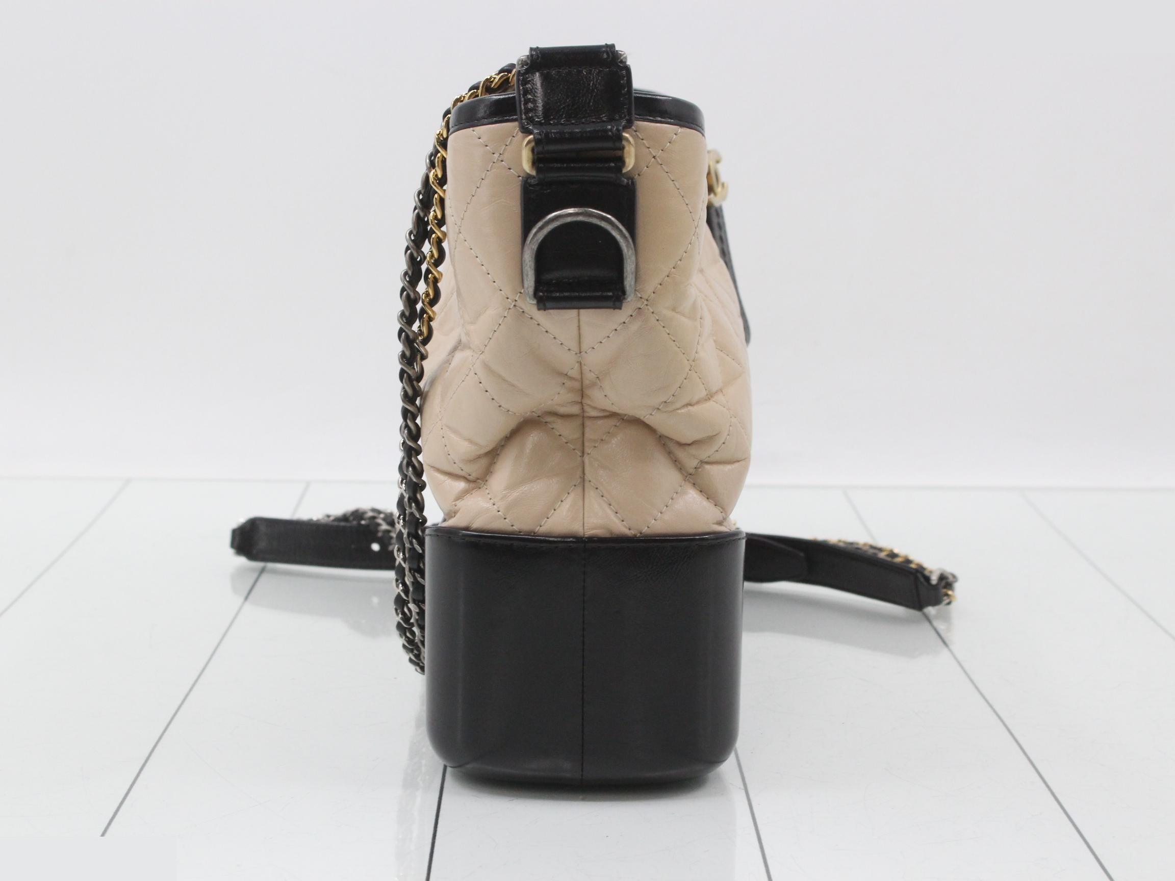 Gabrielle de Chanel Leather Chain Shoulder Bag — view 3