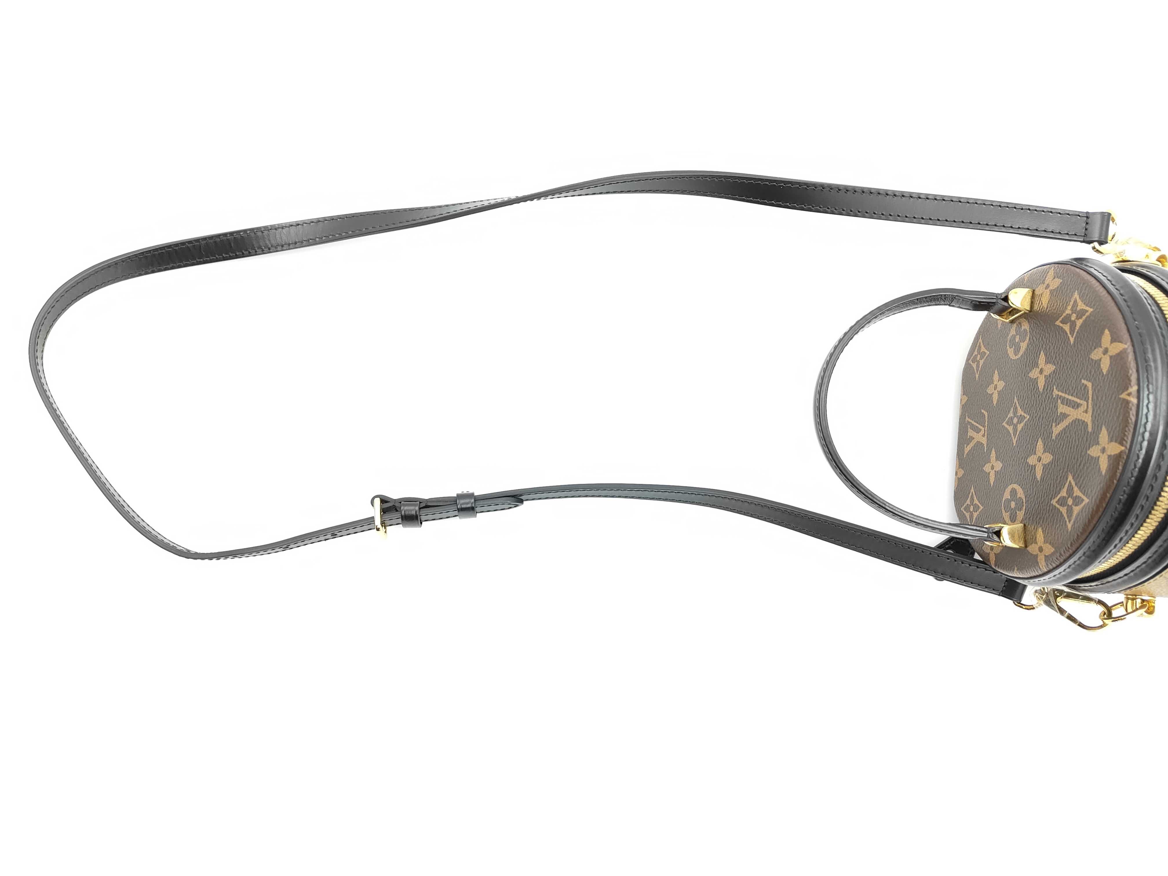 Monogram Reverse Cannes M43986 Brown RFID Detected Vanity Bag — view 3
