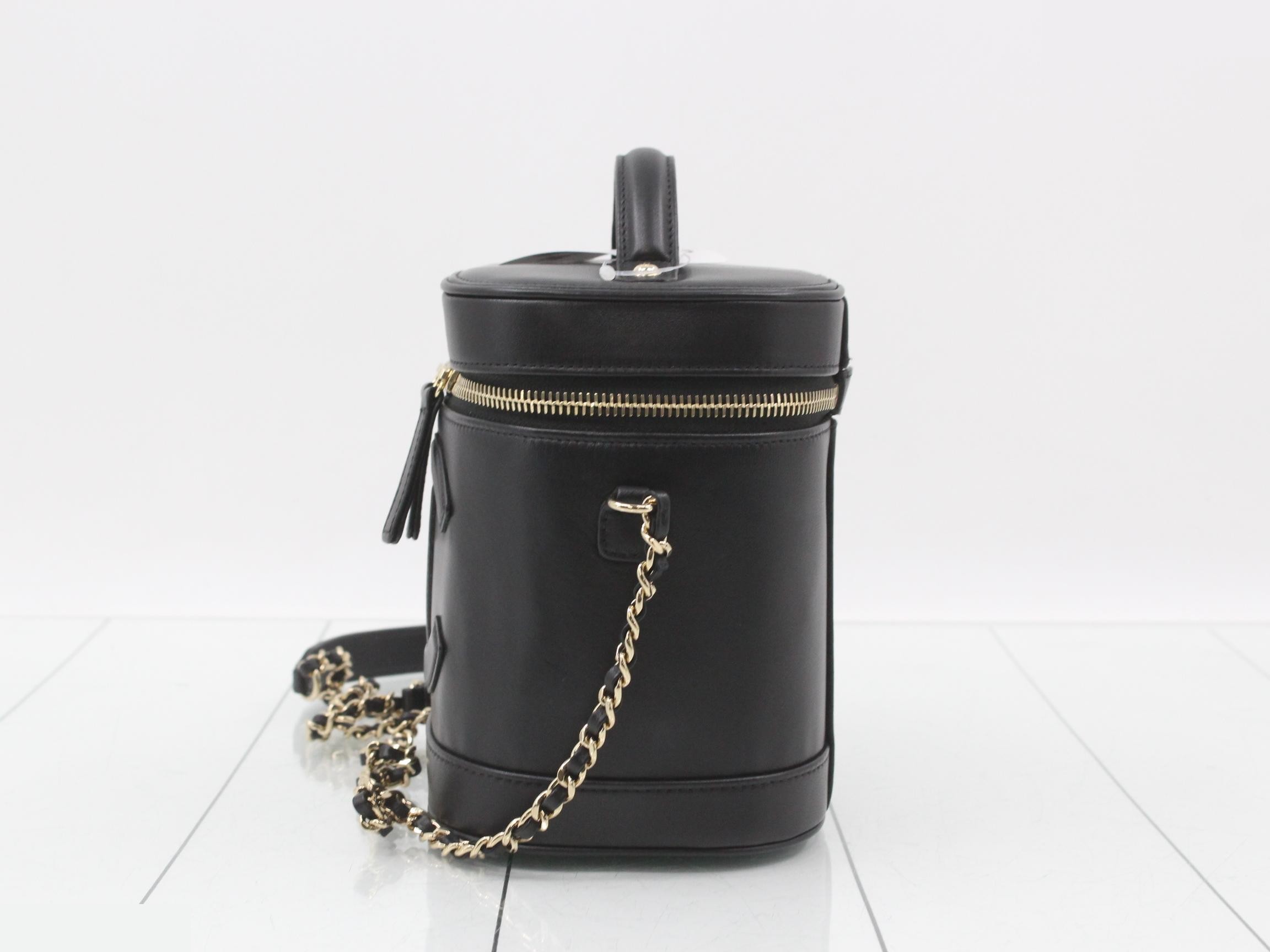 Coco Mark Lambskin Vanity Bag — view 3